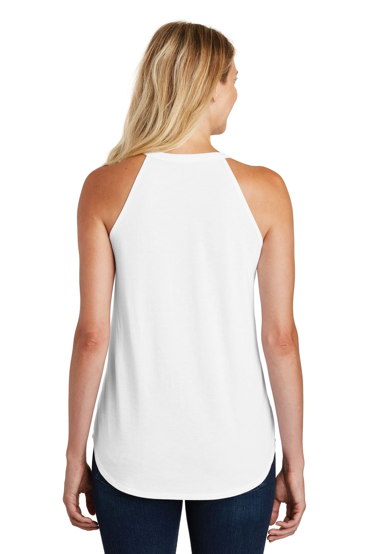 District Made Womens Sleeveless Perfect Tri Rocker Stylish Tank Top DT137L - Picture 21 of 21