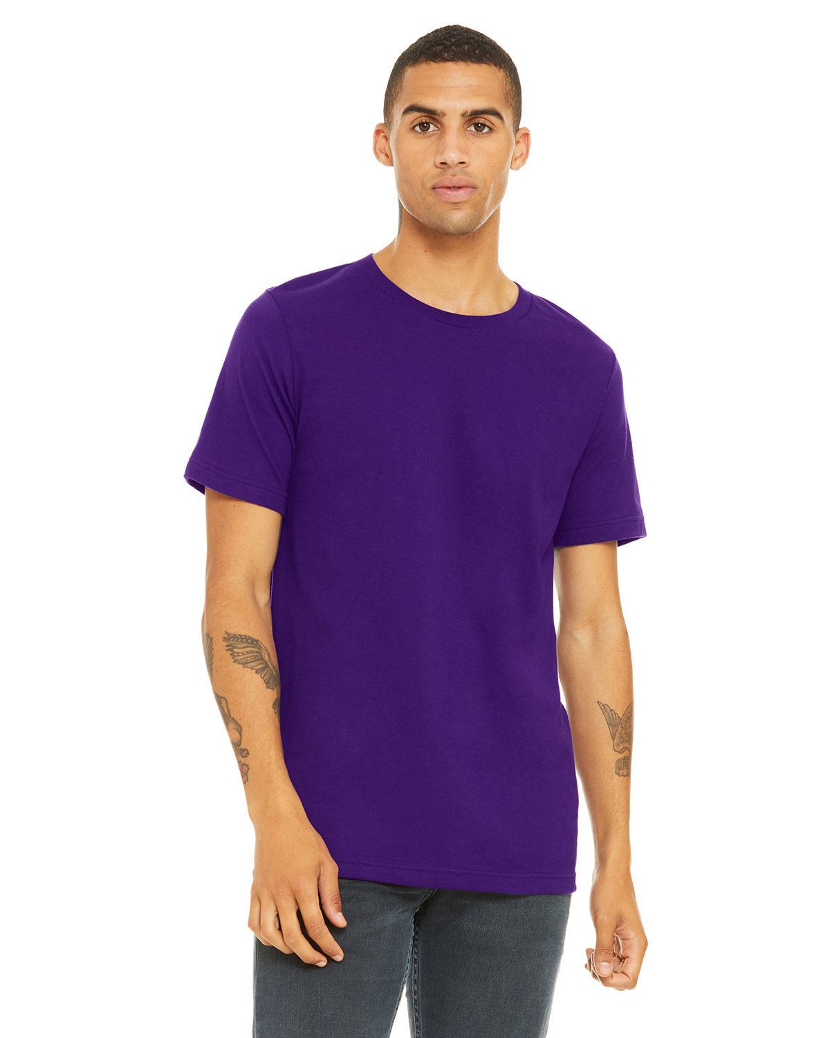 Bella + Canvas Unisex Short-Sleeve Cotton Jersey T-Shirt 3001C - Picture 46 of 51