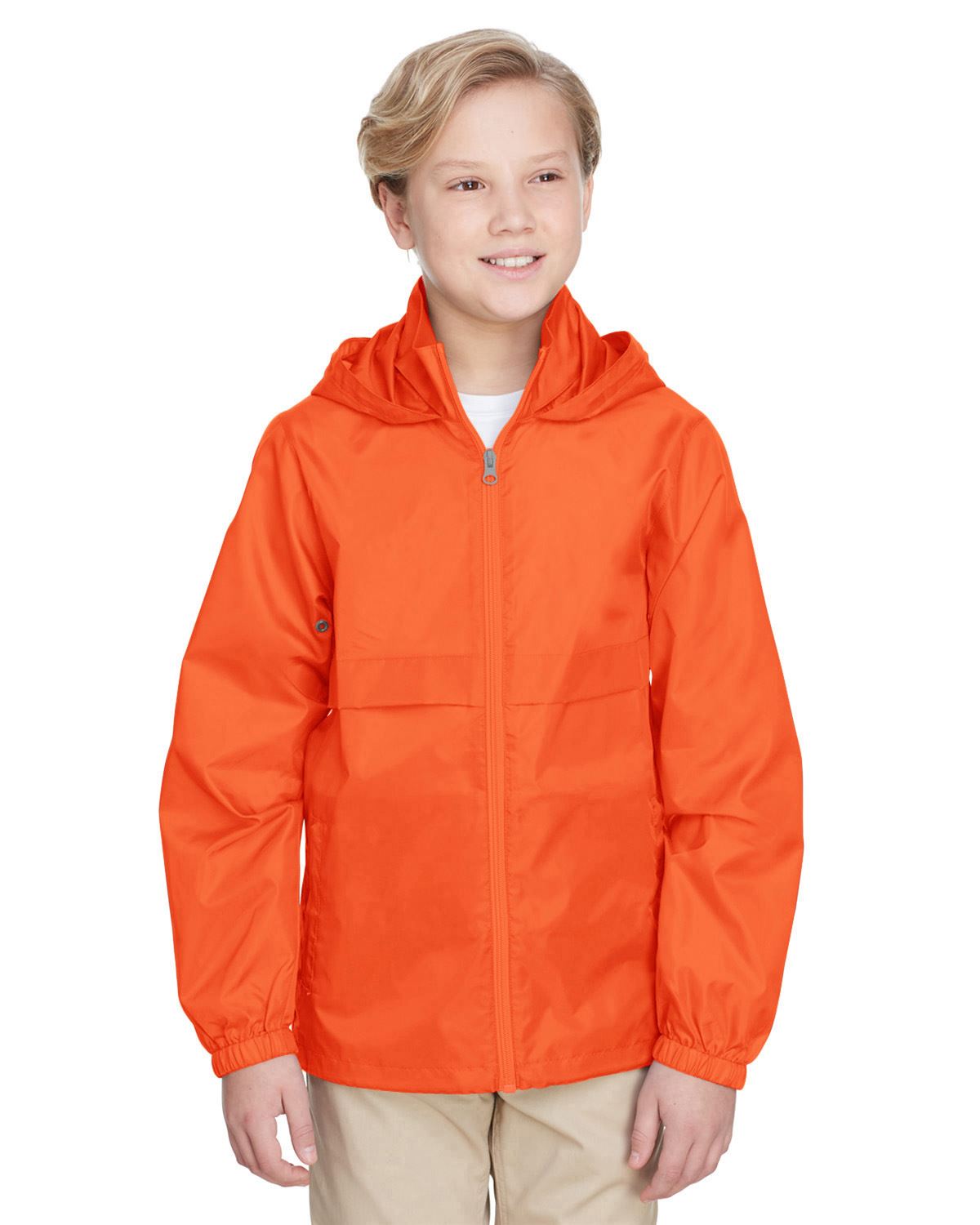 Team 365 Boys Lightweight Jacket Full Zip Water Resistant Finish TT73Y - Picture 21 of 35