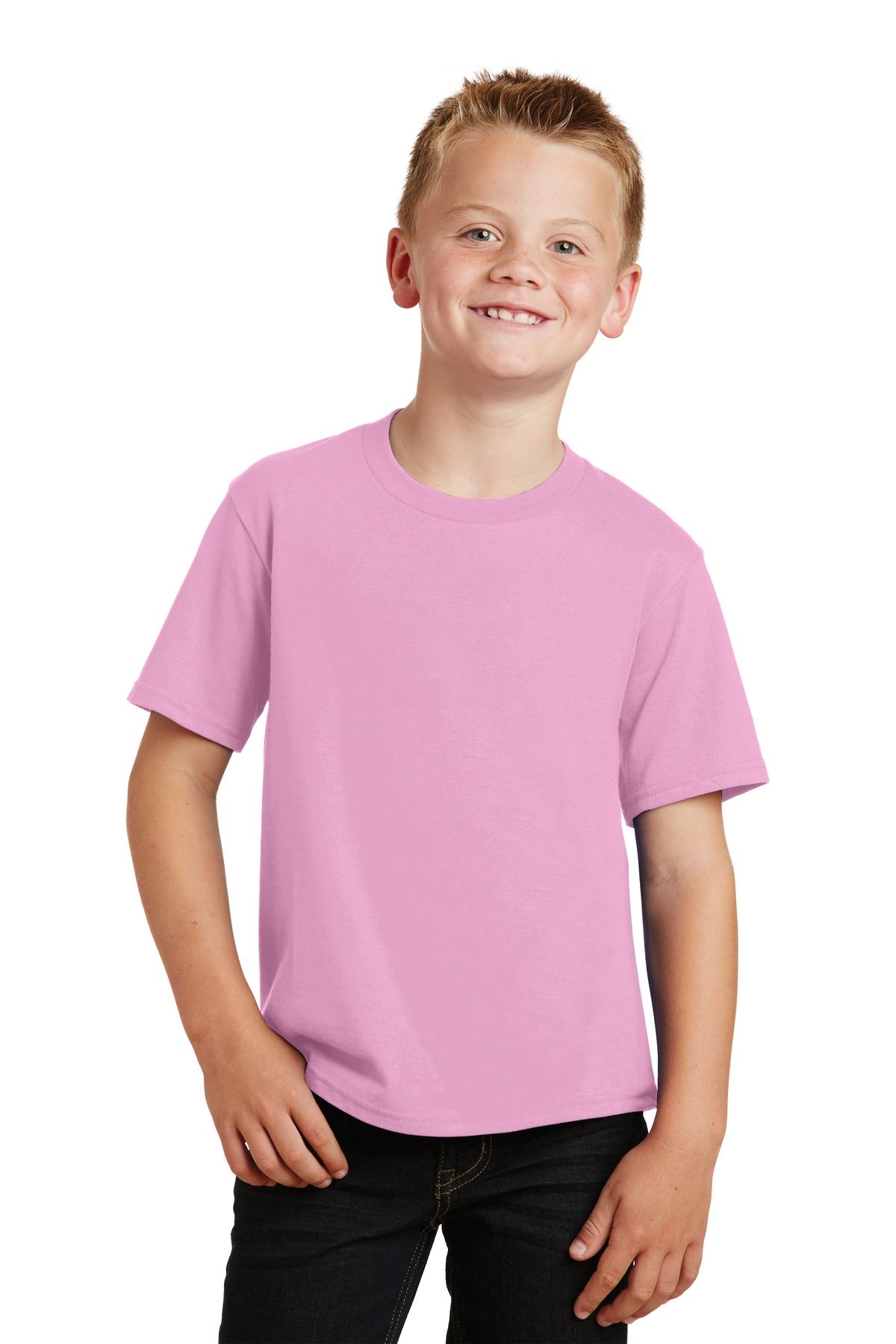 Port & Company Youth Short Sleeve Fan Favorite Crew Neck T-Shirt PC450Y - Picture 14 of 51
