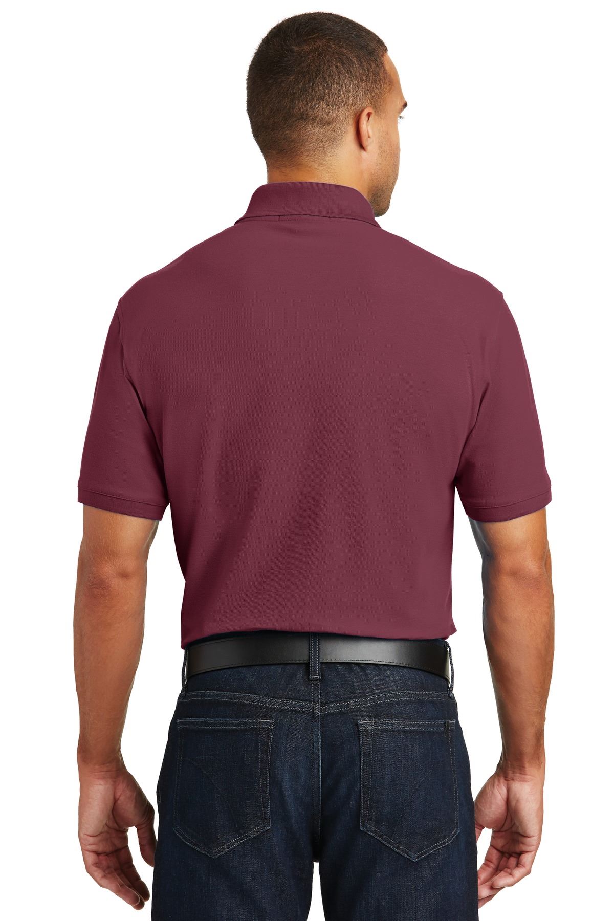 NEW Port Authority Mens 3 Button Placket Core Classic Pique Polo Shirt M-K100 - Picture 7 of 35