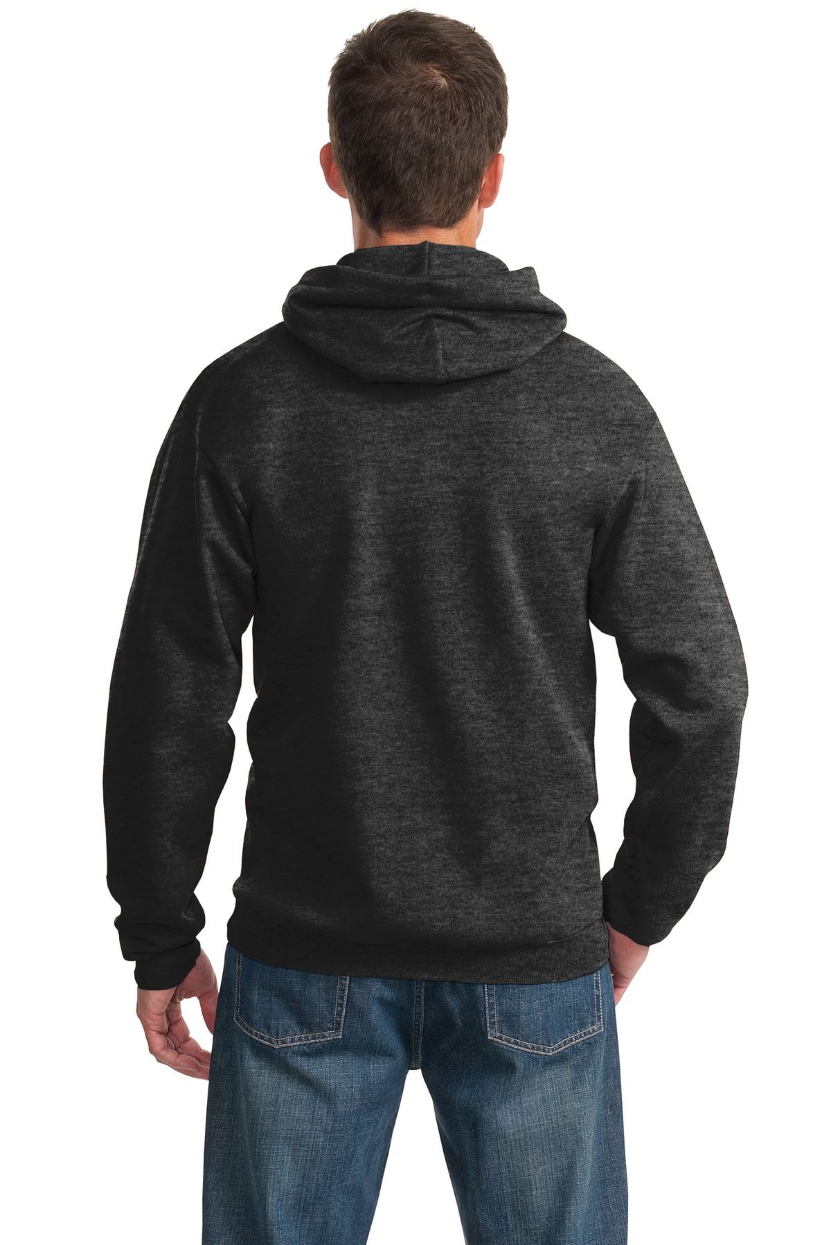 Port & Company 9oz Mens Pullover Hooded Sweatshirt Front Pockets PC90H - Picture 17 of 41
