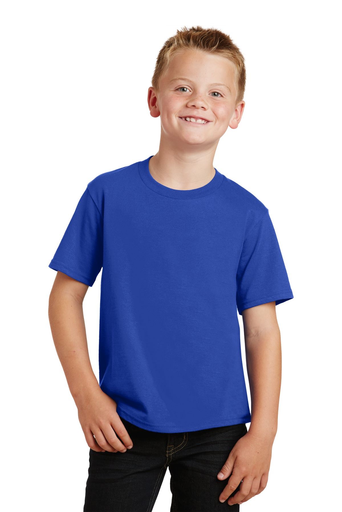 Port & Company Youth Short Sleeve Fan Favorite Crew Neck T-Shirt PC450Y - Picture 47 of 51