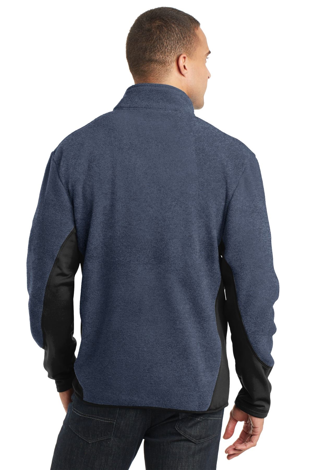 Port Authority Men's 100% Polyester R-Tek Pro Fleece Full-Zip Jacket F227 - Picture 9 of 9