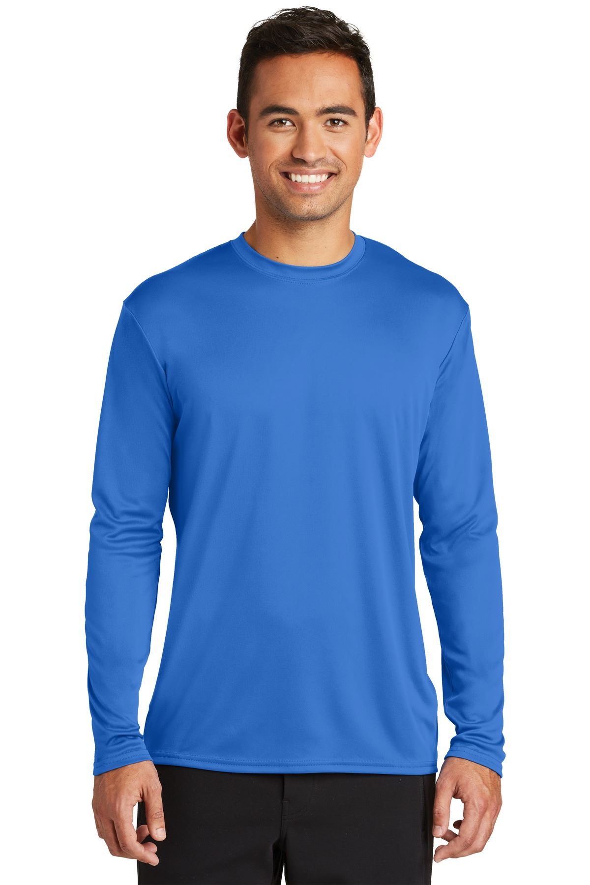 Port & Company Mens Dri-Fit Long Sleeve Workout UPF50 Protection T-Shirt PC380LS - Picture 16 of 21
