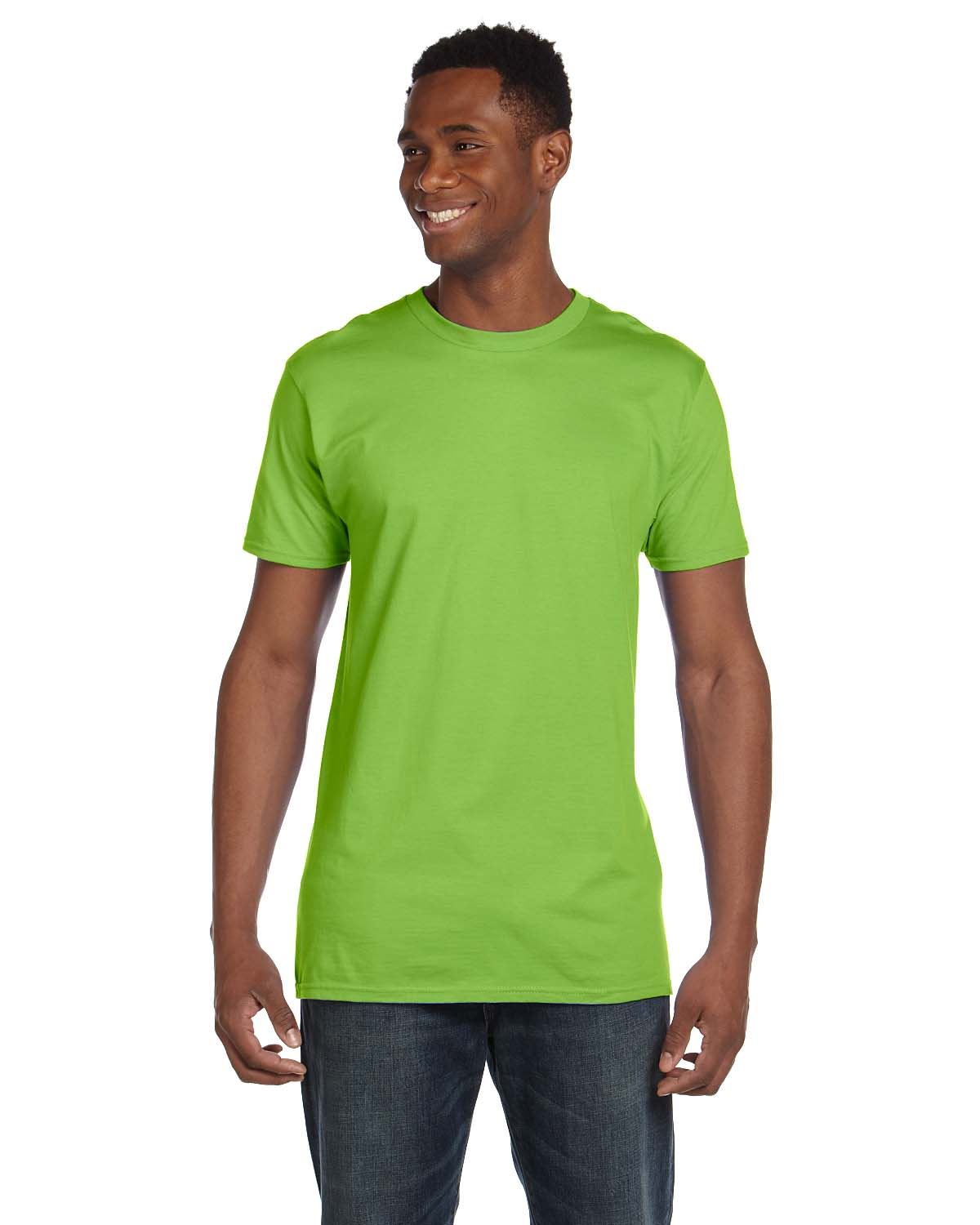 Hanes Mens T-Shirt Ringspun Cotton 4.5 oz Light Weight S-3XL M-4980 - Picture 29 of 49