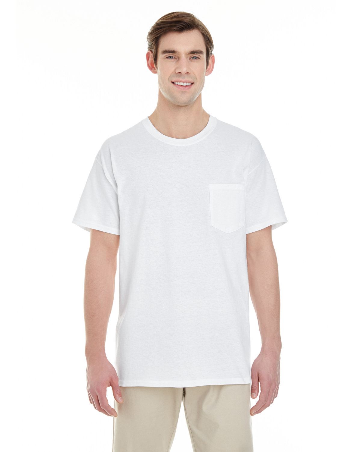 Gildan Mens Heavy Cotton Double Needle Pocket T-Shirt G530 5300 - Picture 39 of 41