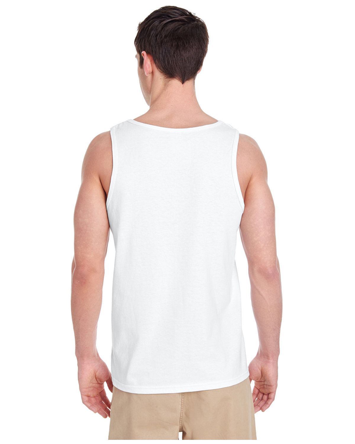 Gildan Adult Heavy Cotton 5.3 oz. Preshrunk Jersey Knit Tank Top G520 XS-3XL - Picture 46 of 47