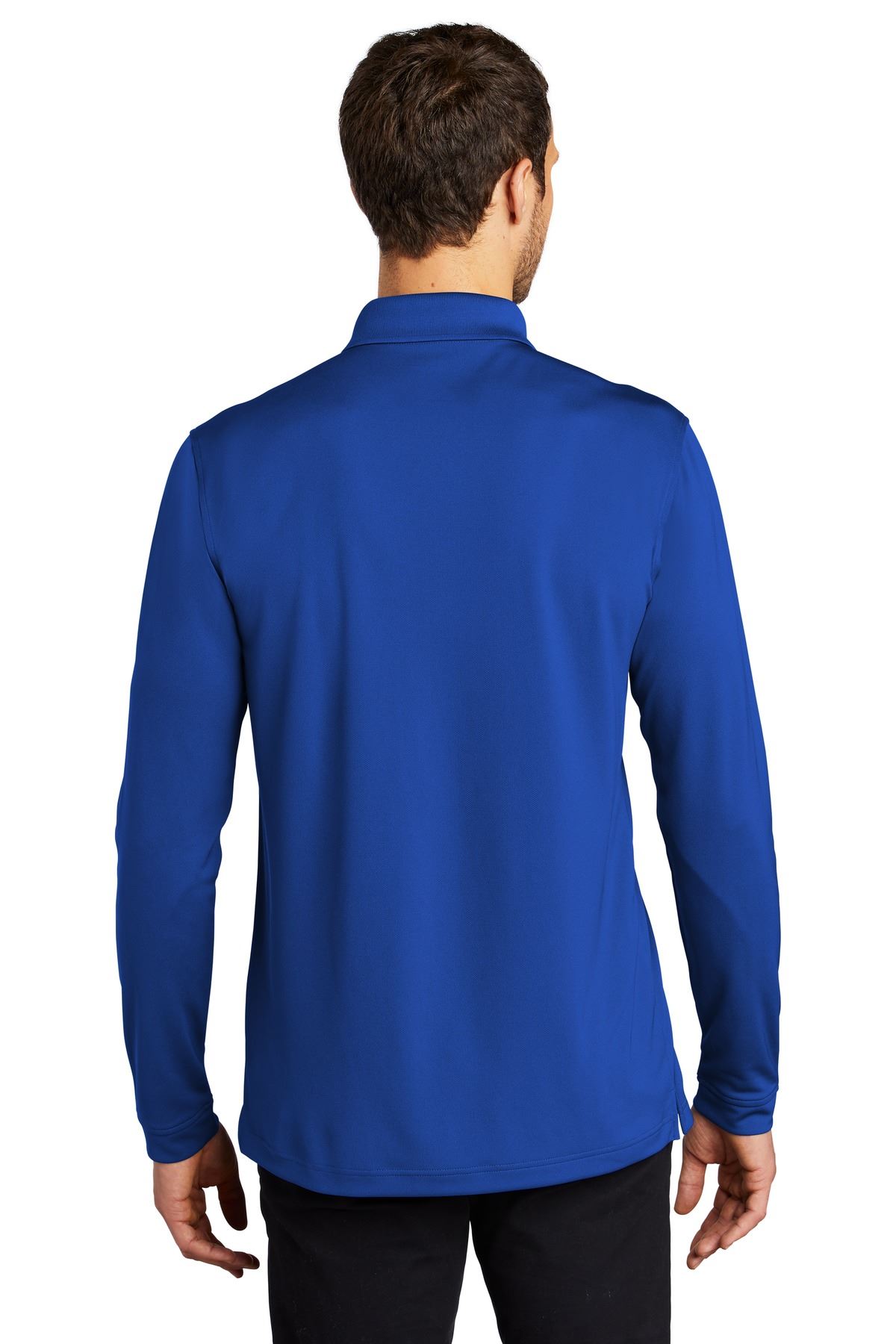 Port Authority Mens Dry Zone UV Micro Mesh Long Sleeve Polo Shirt K110LS - Picture 11 of 13