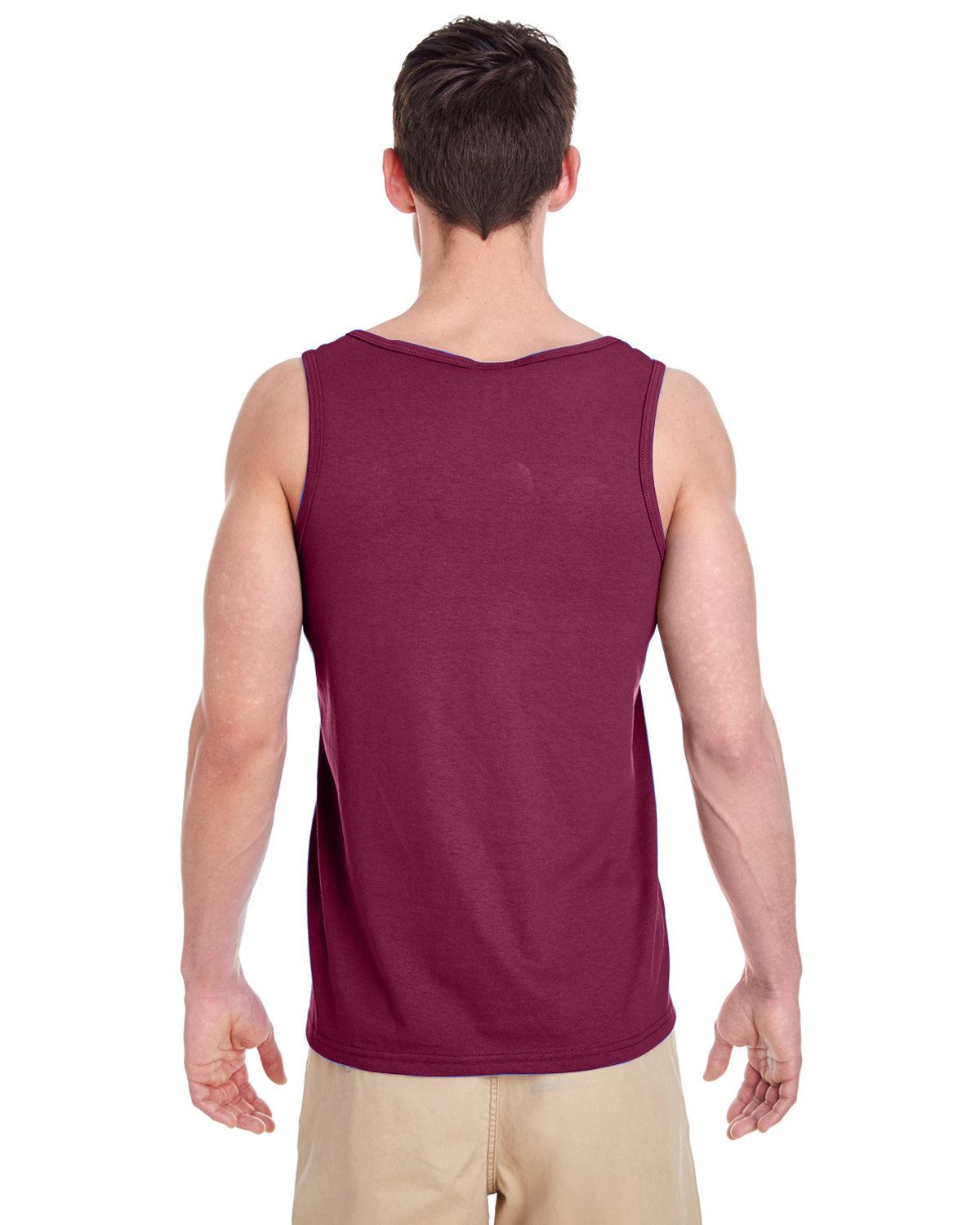 Gildan Adult Heavy Cotton 5.3 oz. Preshrunk Jersey Knit Tank Top G520 XS-3XL - Picture 13 of 47