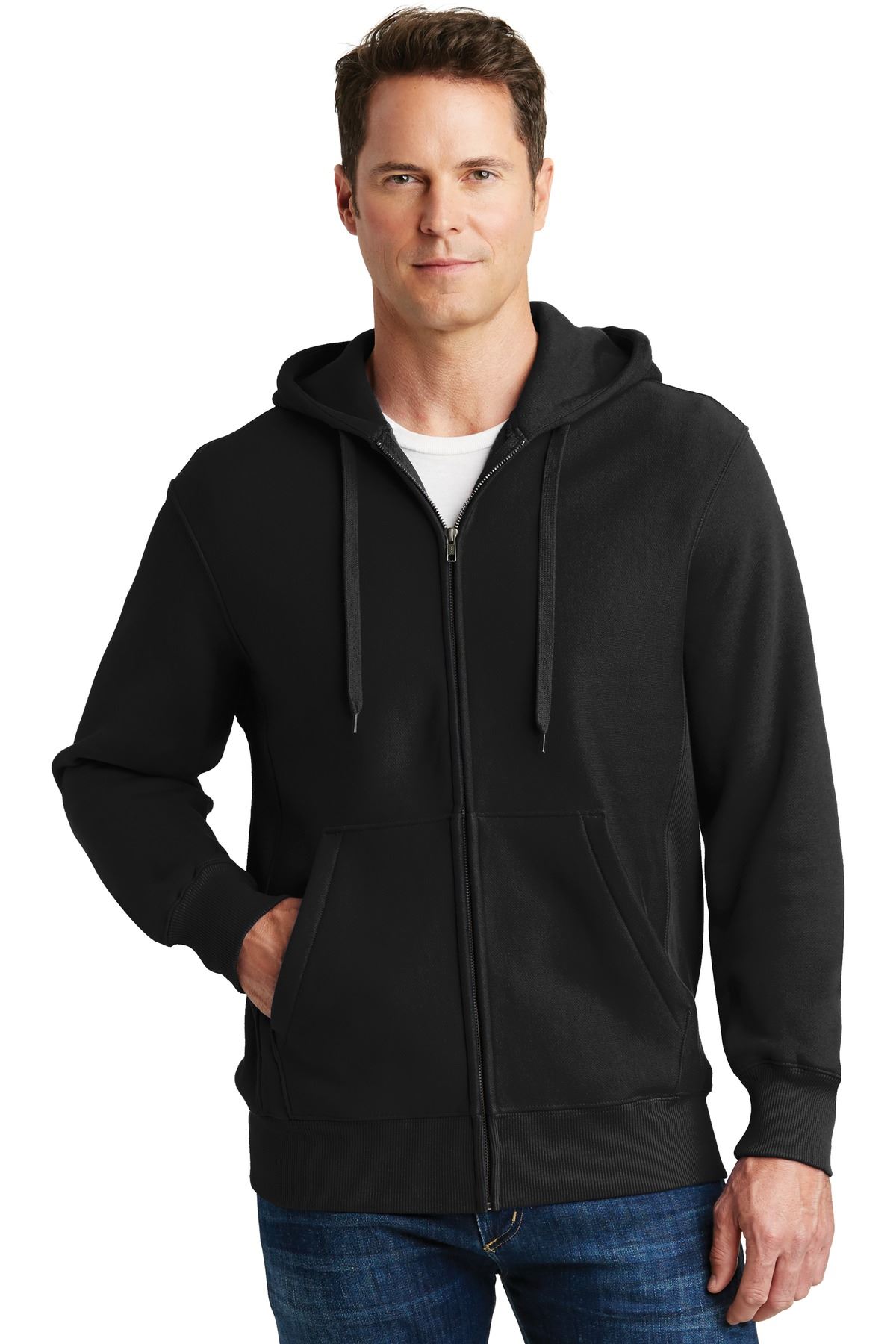 Sport-Tek Super Heavyweight Full-Zip Hooded Sweatshirt F282 - Picture 6 of 19