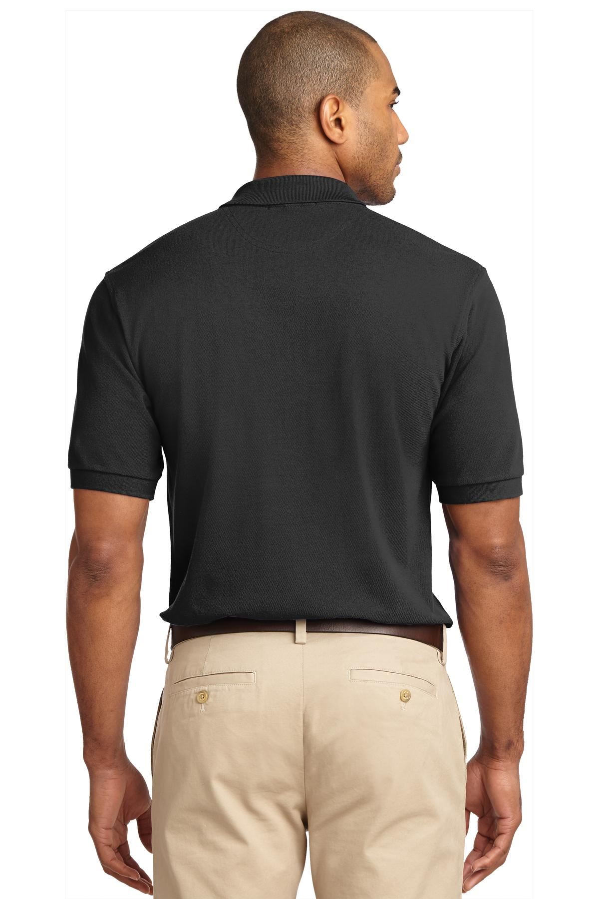 Port Authority Mens Short Sleeve Heavyweight Cotton Pique Polo Shirt K420 - Picture 3 of 42