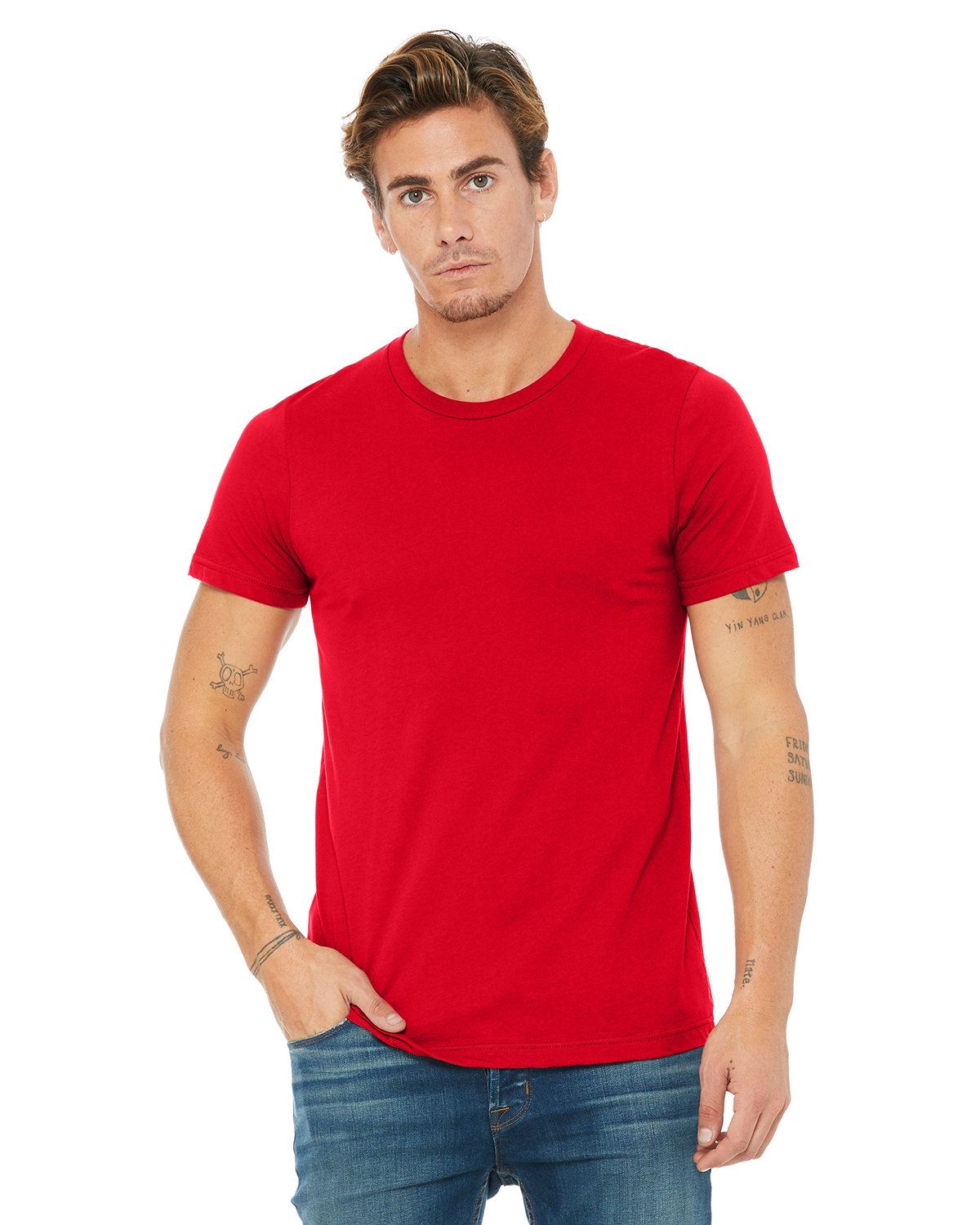 Bella + Canvas Unisex Short-Sleeve Cotton Jersey T-Shirt 3001C - Picture 37 of 51