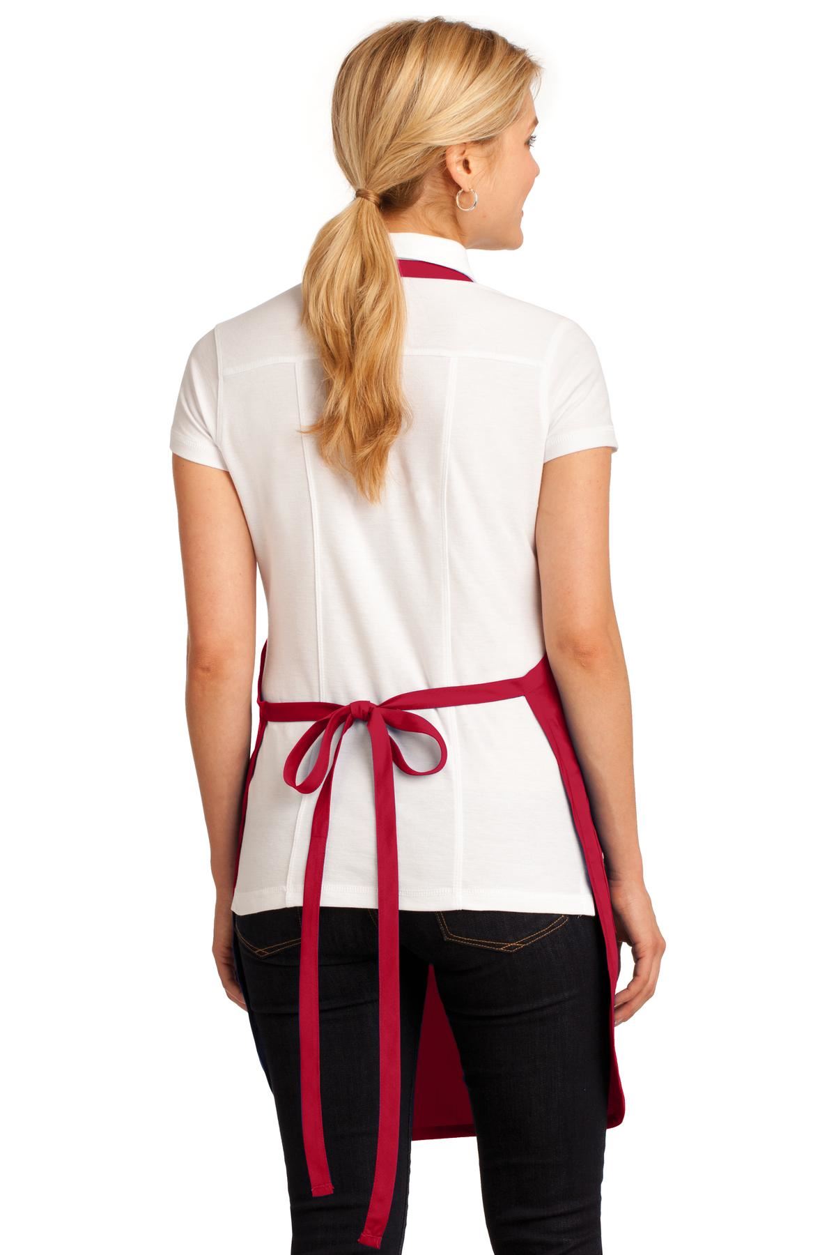 Port Authority Full Length Apron 3 Front Pockets Adjustable Neck Strap A703 - Picture 11 of 15