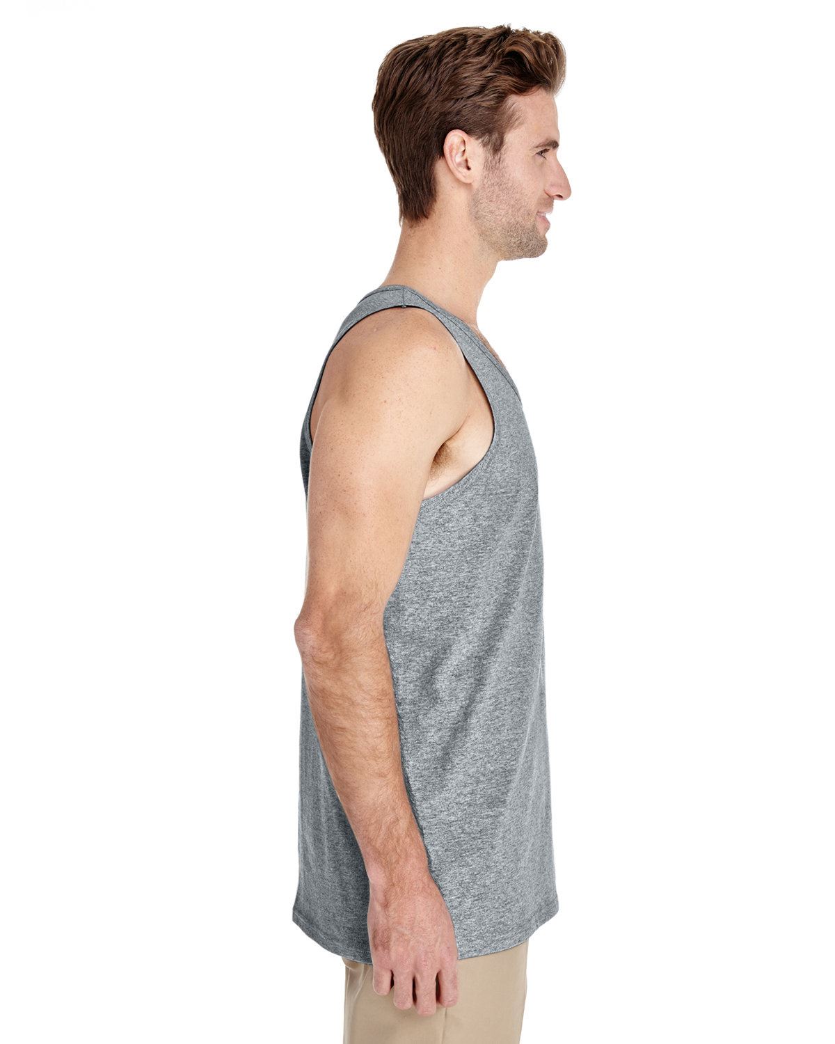 Gildan Adult Heavy Cotton 5.3 oz. Preshrunk Jersey Knit Tank Top G520 XS-3XL - Picture 41 of 47