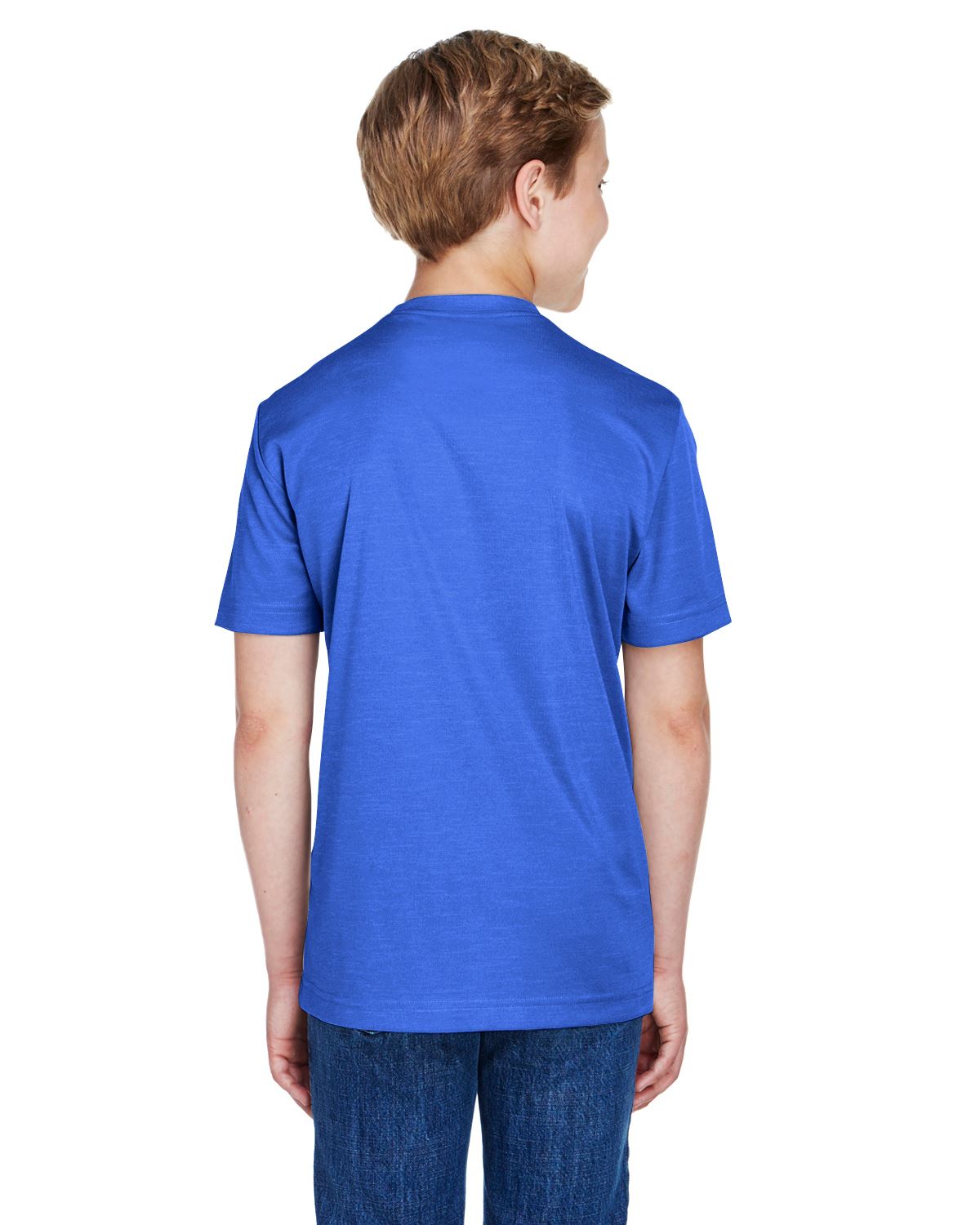 Team 365 T-Shirts Youth Sonic Heather Performance T-Shirt TT11HY - Picture 25 of 26