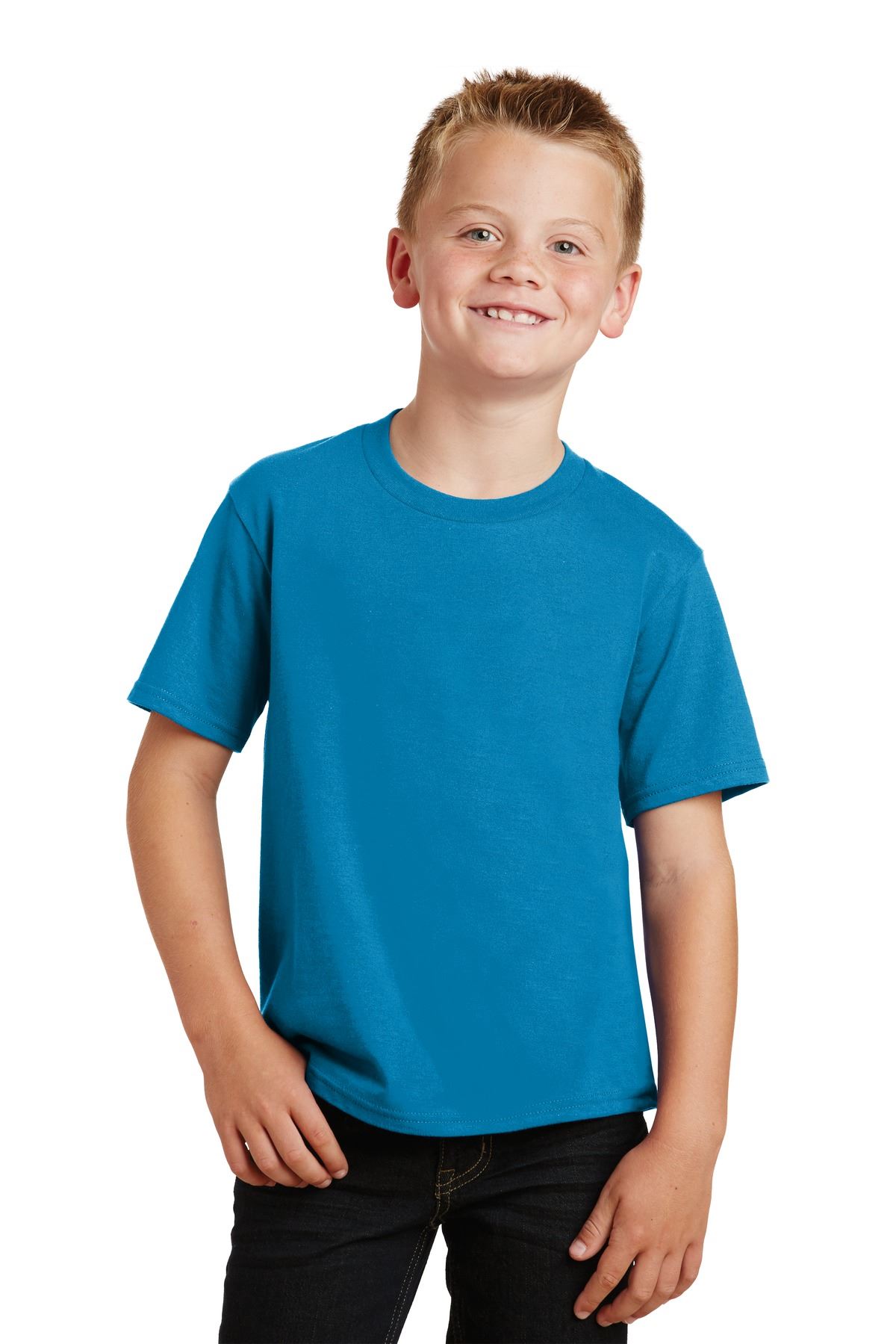 Port & Company Youth Short Sleeve Fan Favorite Crew Neck T-Shirt PC450Y - Picture 37 of 51
