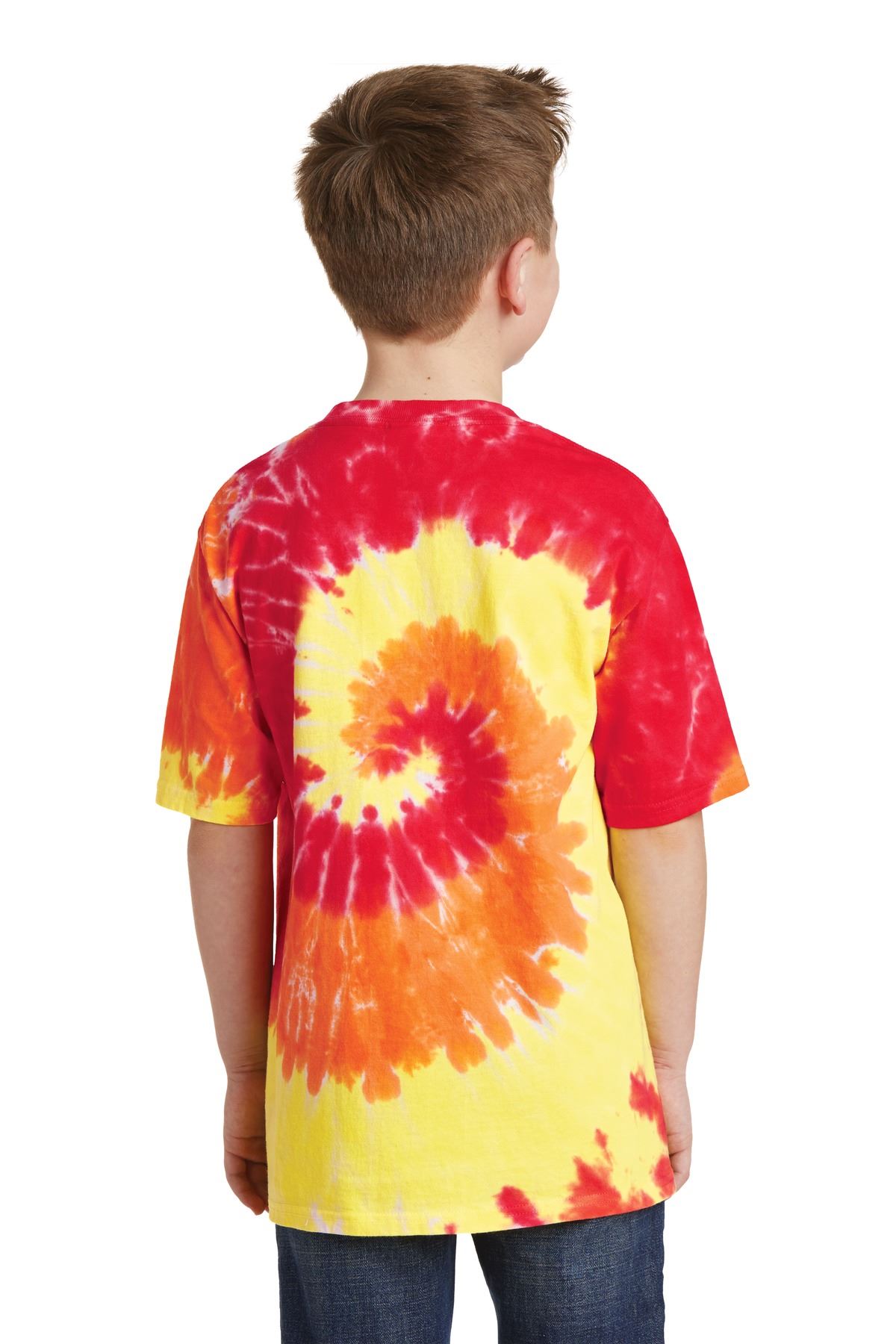 Port & Company Youth Short Sleeve 100% Cotton Tie-Dye T-Shirt PC147Y - Picture 7 of 43