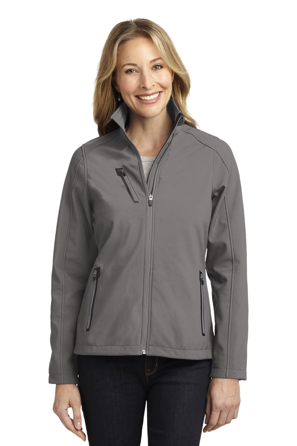 Port Authority Womens Welded Soft Shell Jacket L324 - Picture 8 of 15