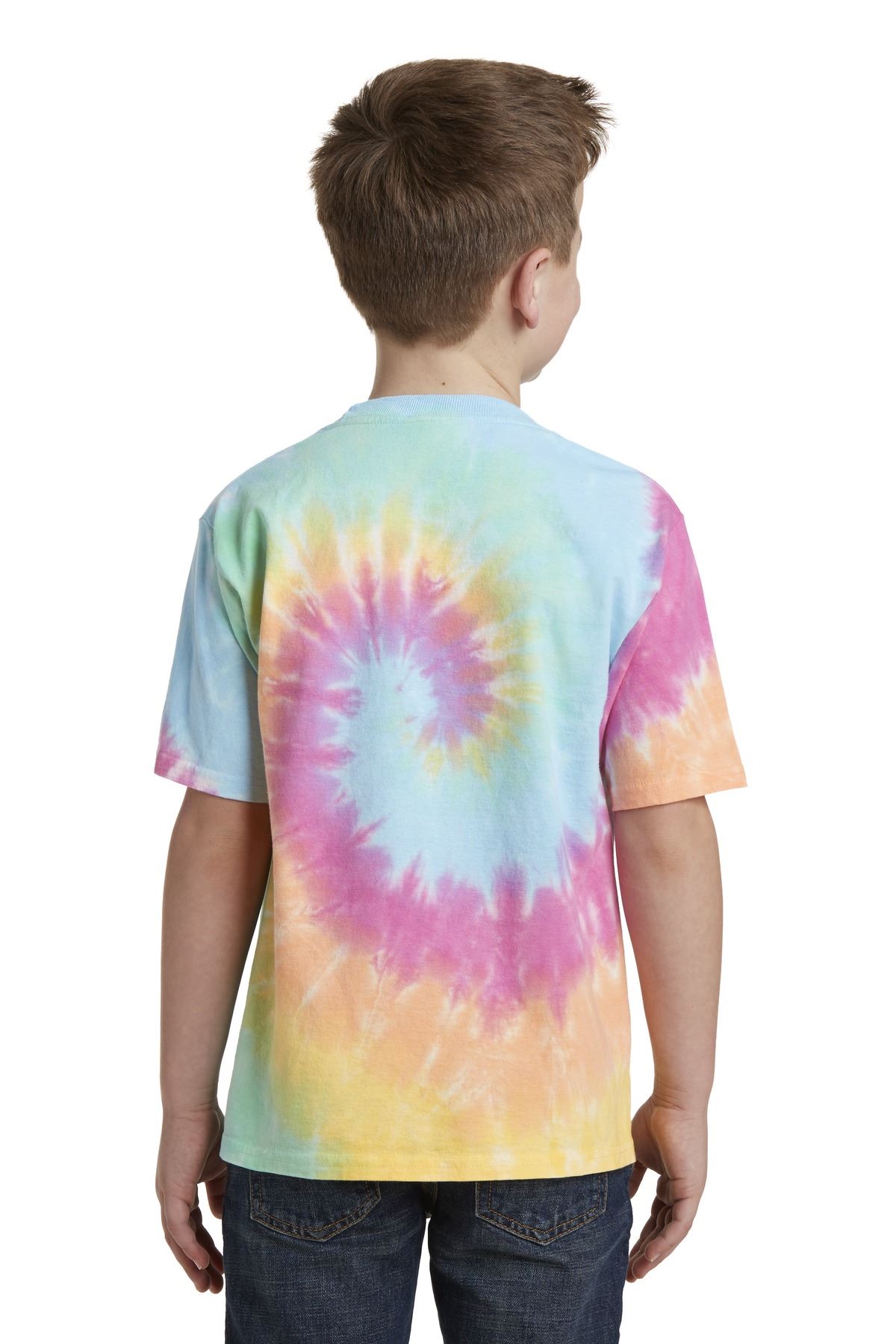 Port & Company Youth Short Sleeve 100% Cotton Tie-Dye T-Shirt PC147Y - Picture 27 of 43