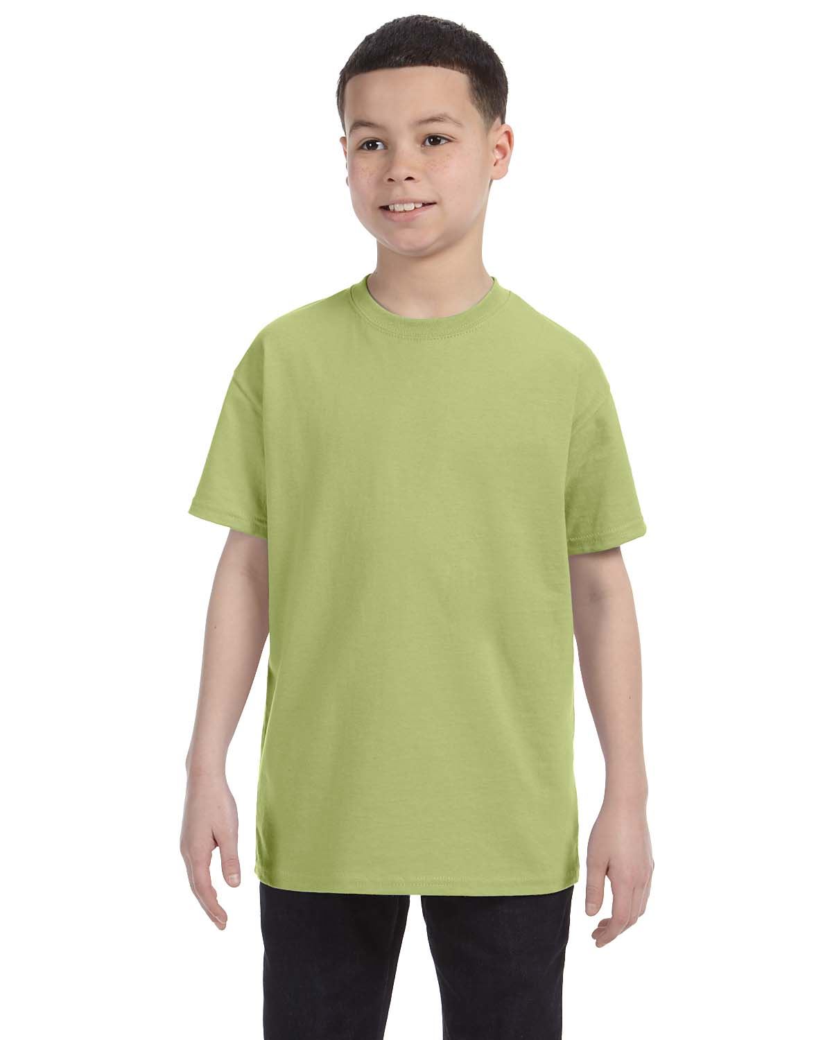 Gildan Youth Short Sleeves Heavy Cotton 5.3 oz XS-XL T-Shirt MG500B - Picture 20 of 31