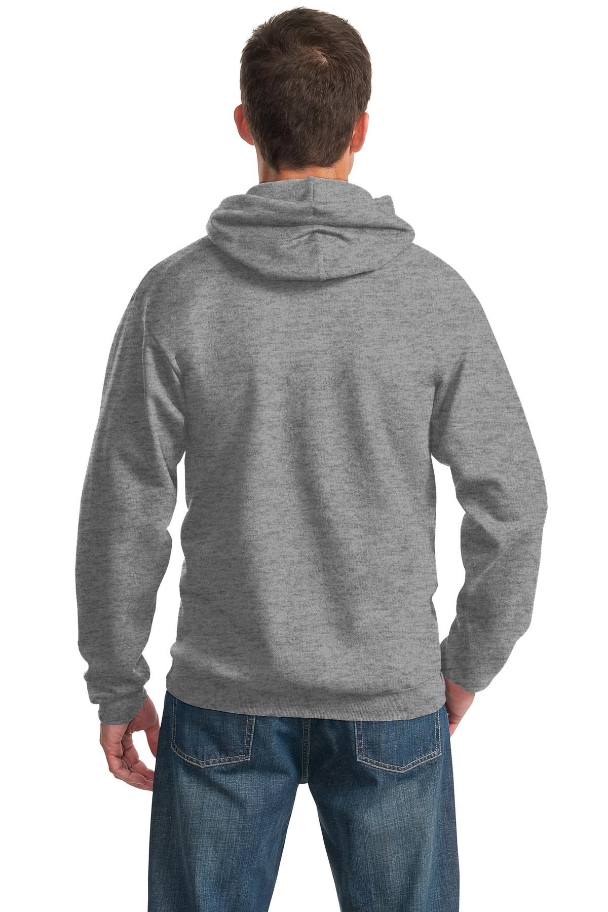 Port & Company 9oz Mens Pullover Hooded Sweatshirt Front Pockets PC90H - Picture 7 of 41