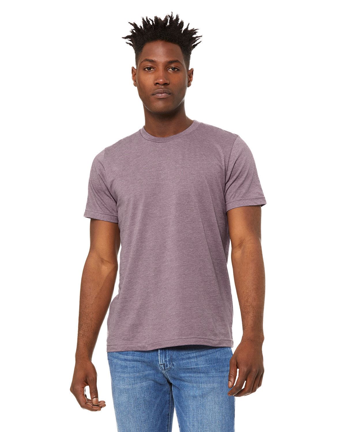BELLA+CANVAS Unisex Short Sleeve Heather CVC Crew Neck Stylish T-Shirt 3001CVC - Picture 36 of 51