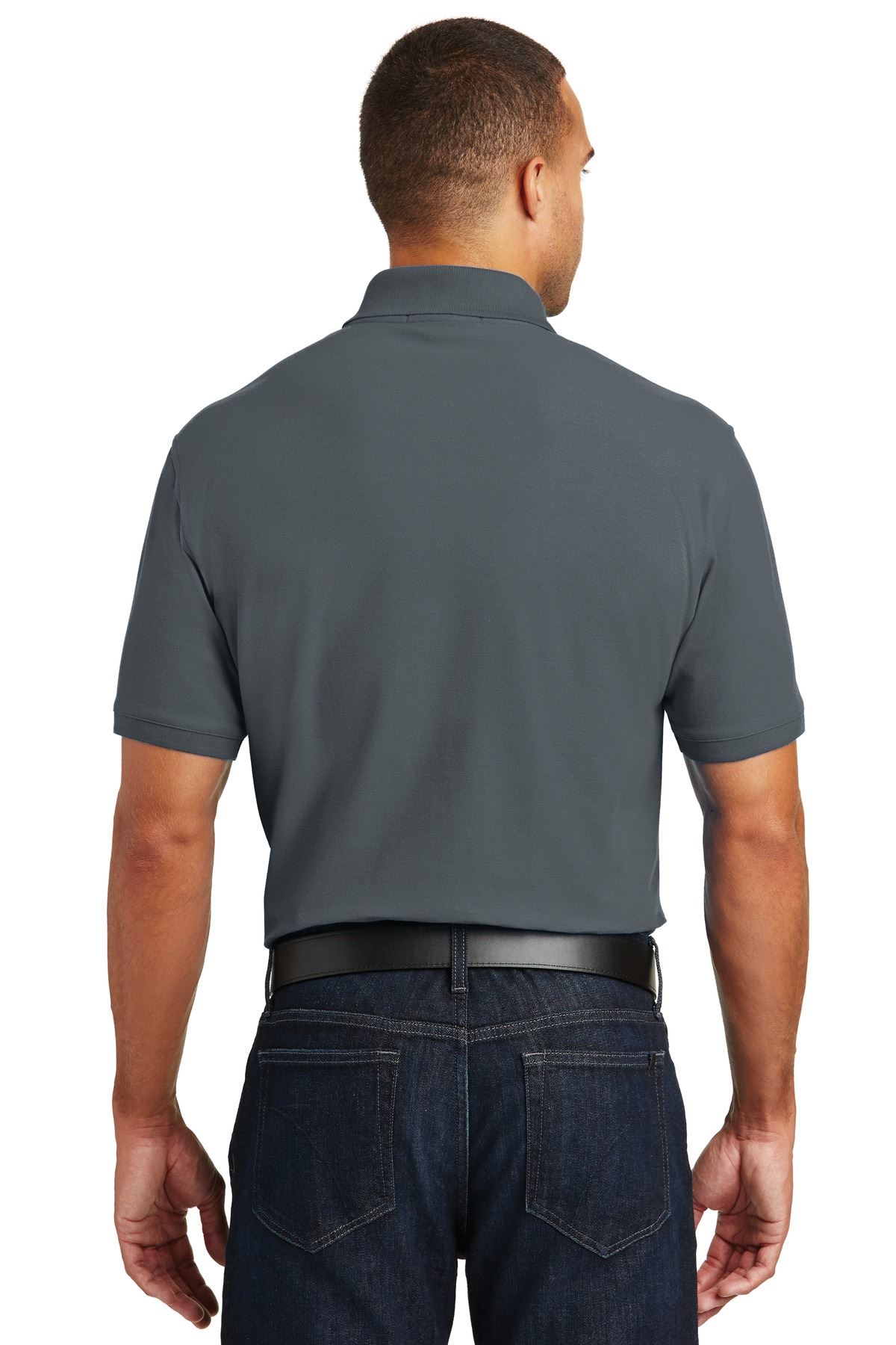 NEW Port Authority Mens 3 Button Placket Core Classic Pique Polo Shirt M-K100 - Picture 17 of 35