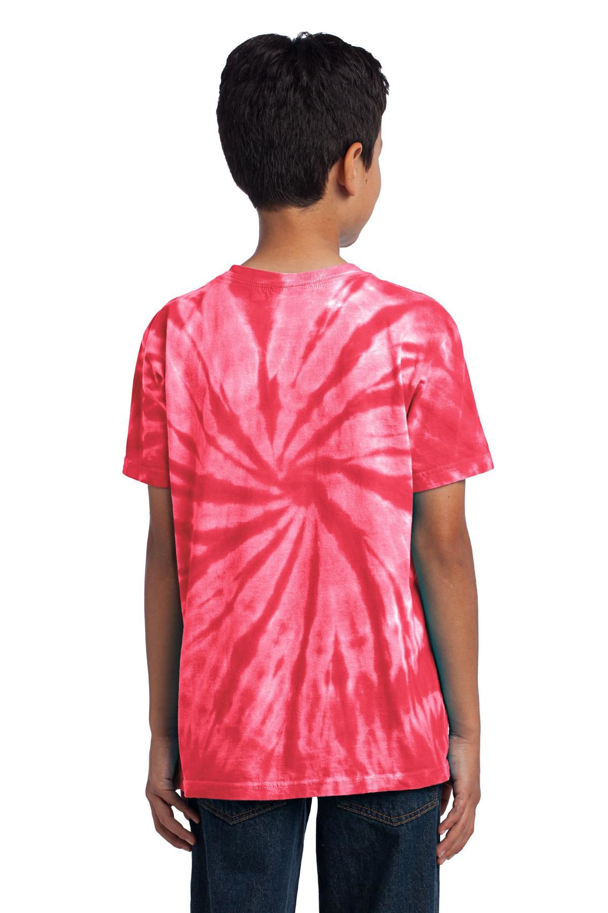 Port & Company Youth Short Sleeve 100% Cotton Tie-Dye T-Shirt PC147Y - Picture 35 of 43