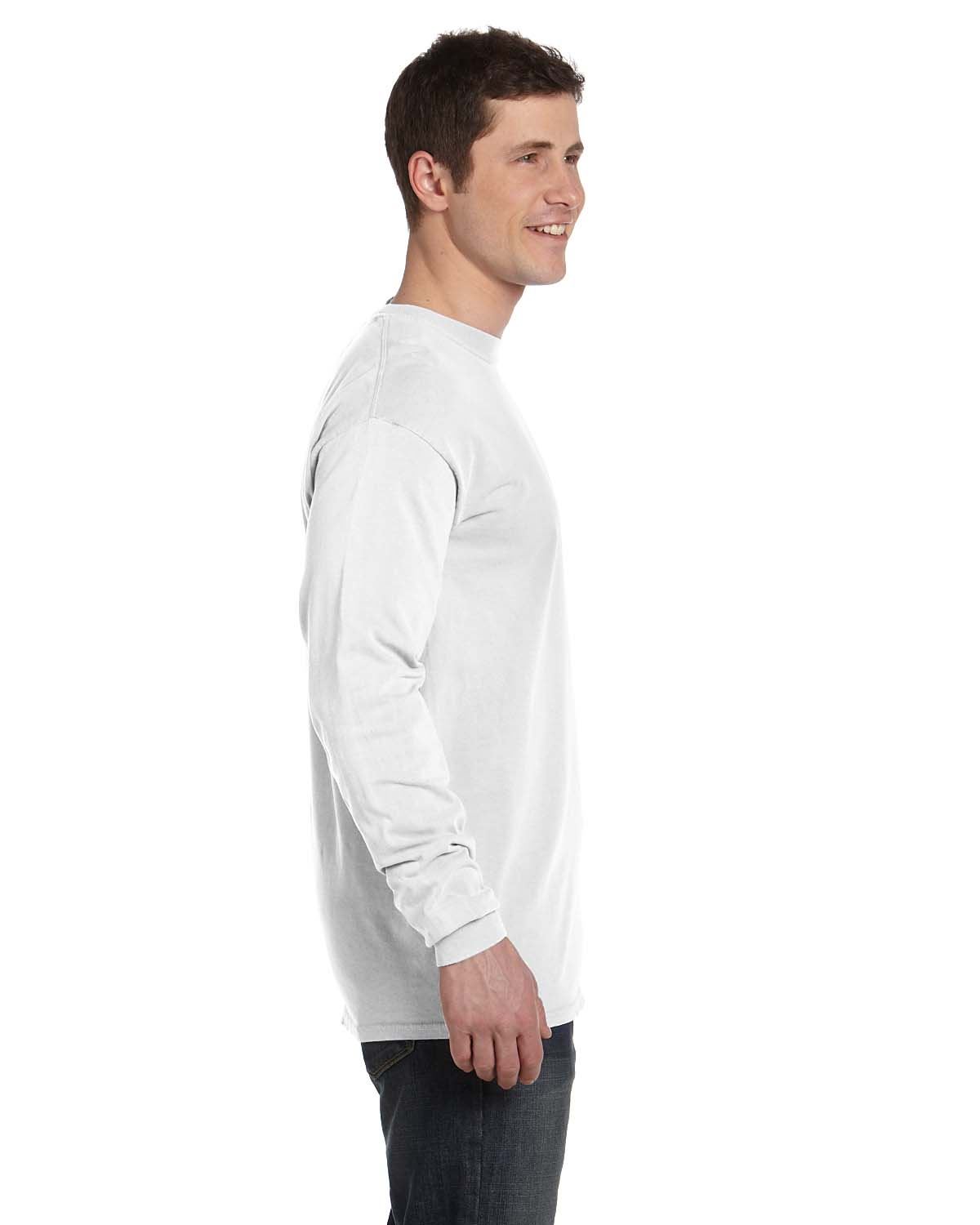 Comfort Colors Mens T-Shirt Long Sleeve Garment Dyed Preshrunk Tee C6014 - Picture 70 of 70