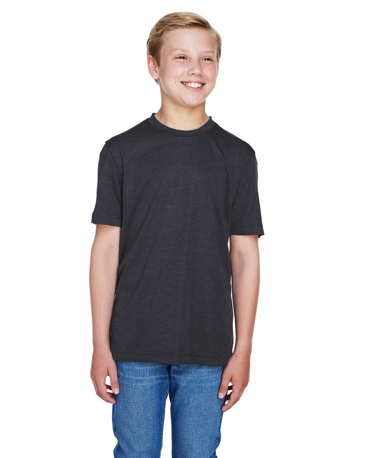 Team 365 T-Shirts Youth Sonic Heather Performance T-Shirt TT11HY - Picture 6 of 26