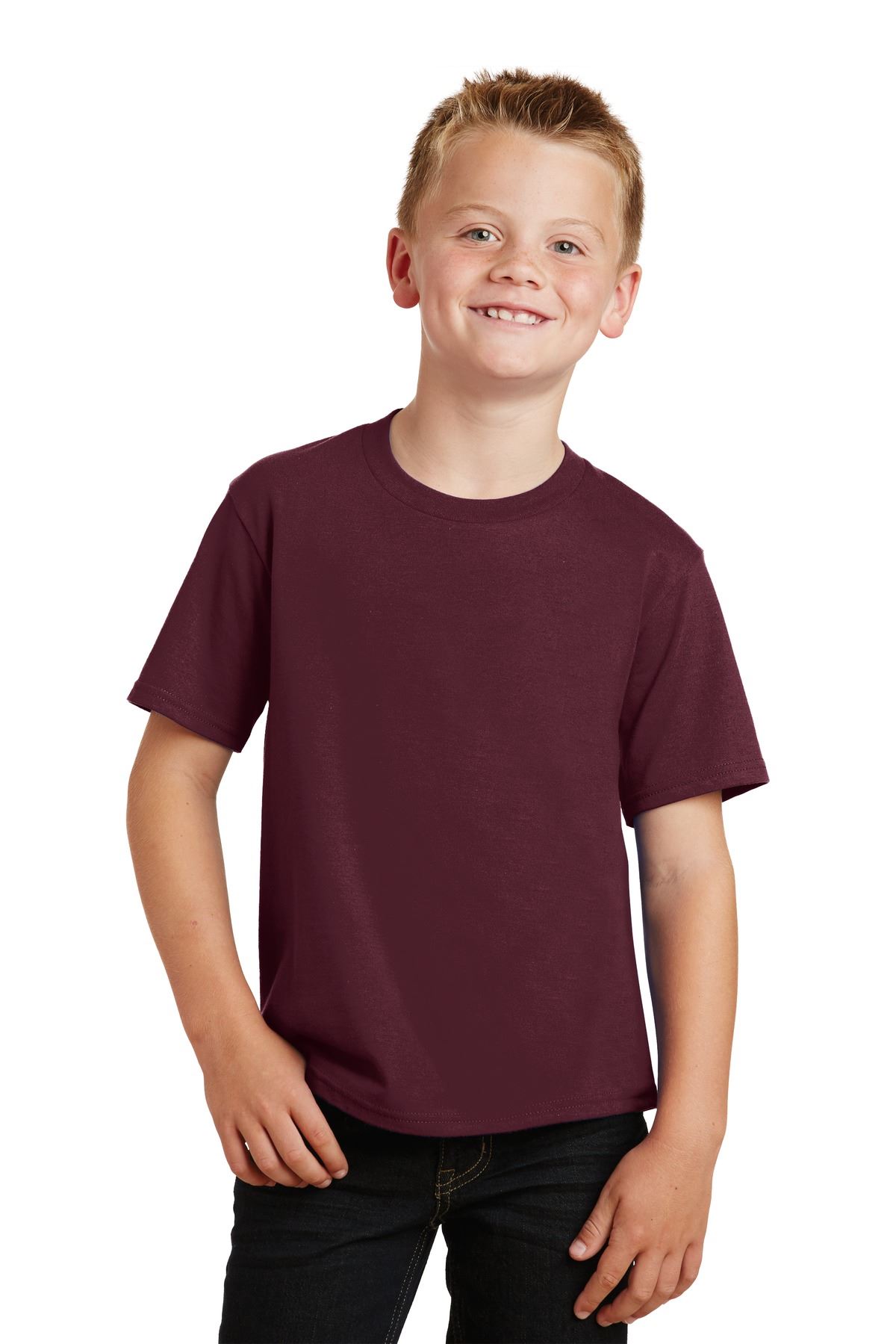 Port & Company Youth Short Sleeve Fan Favorite Crew Neck T-Shirt PC450Y - Picture 8 of 51