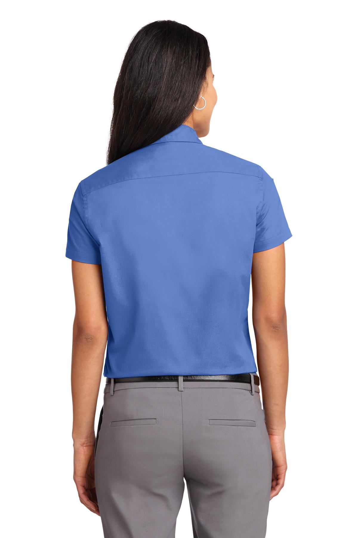 Port Authority Womens Short Sleeve Wrinkle Resistant Easy Care Collar Shirt L508 - Picture 37 of 38