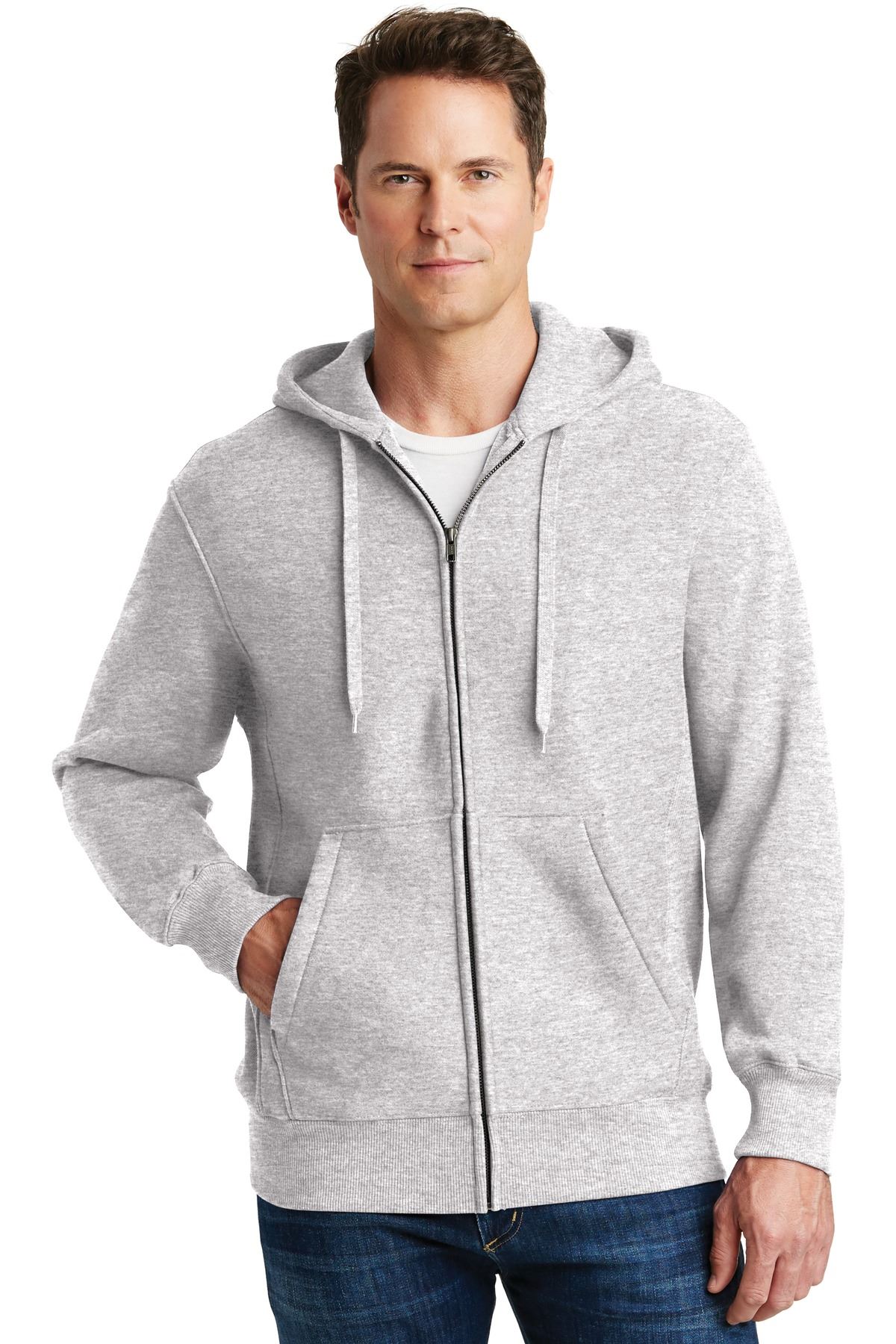 Sport-Tek Super Heavyweight Full-Zip Hooded Sweatshirt F282 - Picture 4 of 19