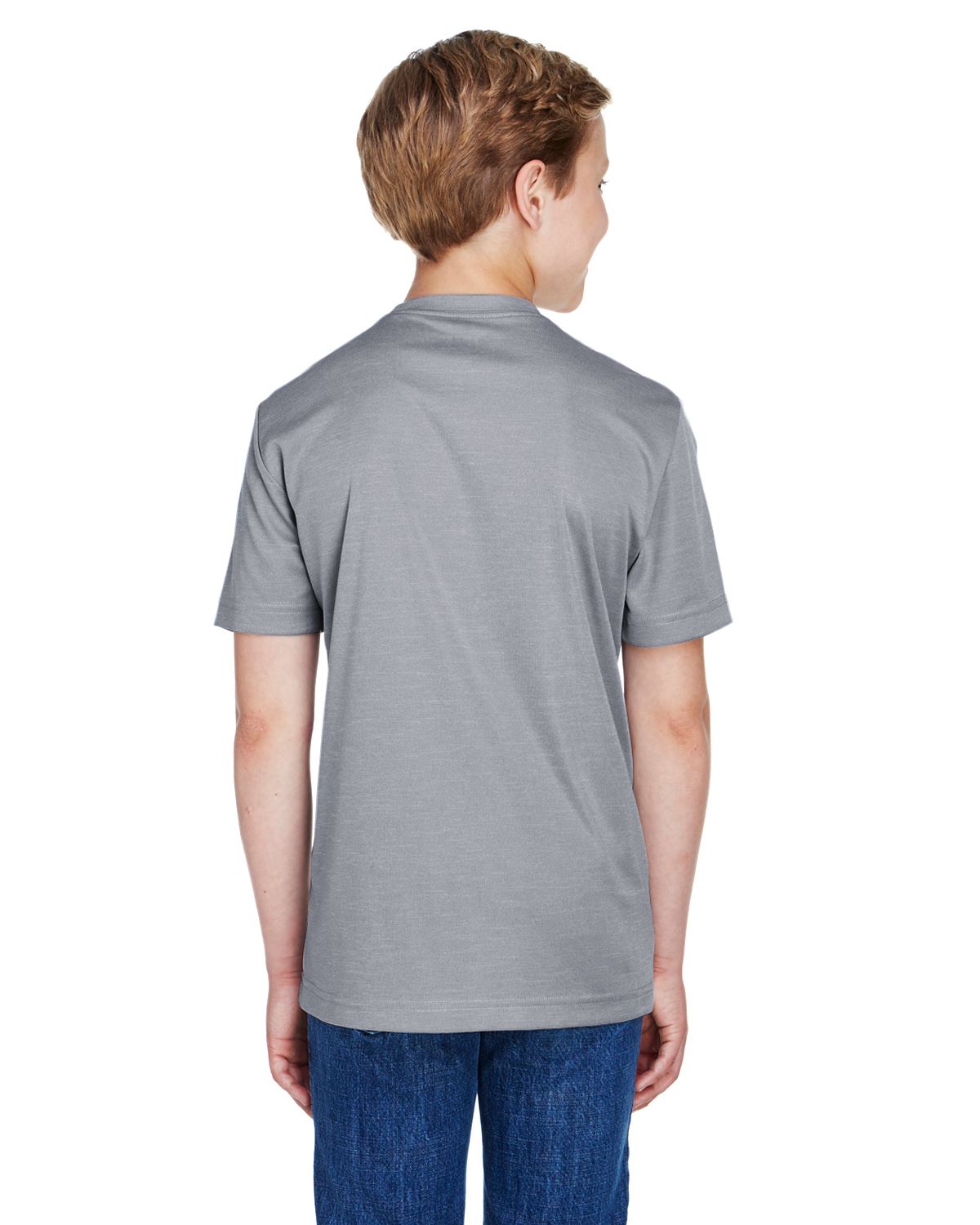 Team 365 T-Shirts Youth Sonic Heather Performance T-Shirt TT11HY - Picture 5 of 26