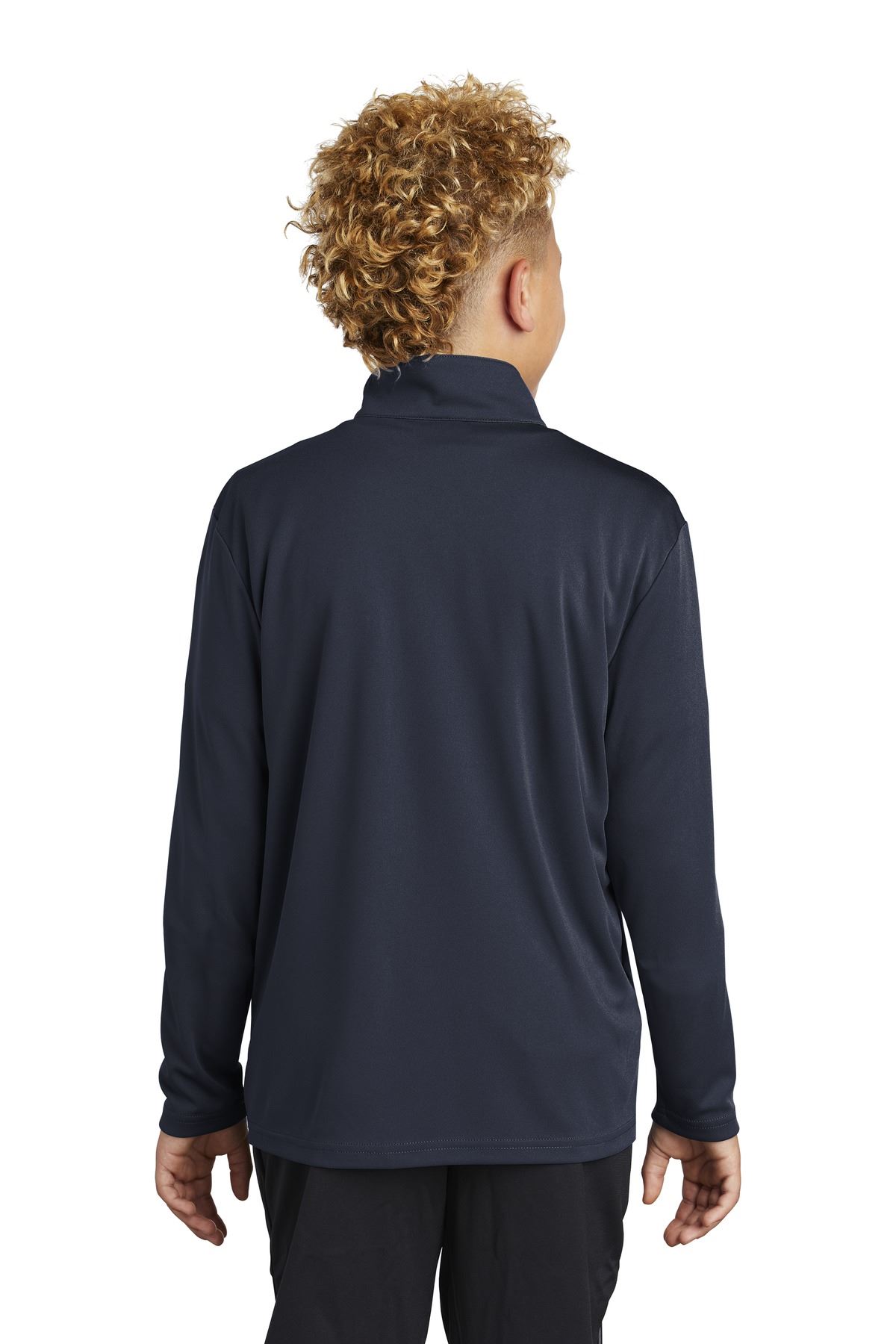Sport-Tek Youth 1/4-Zip Pullover Long Sleeve Lightweight Cadet Collar YST357 - Picture 11 of 13
