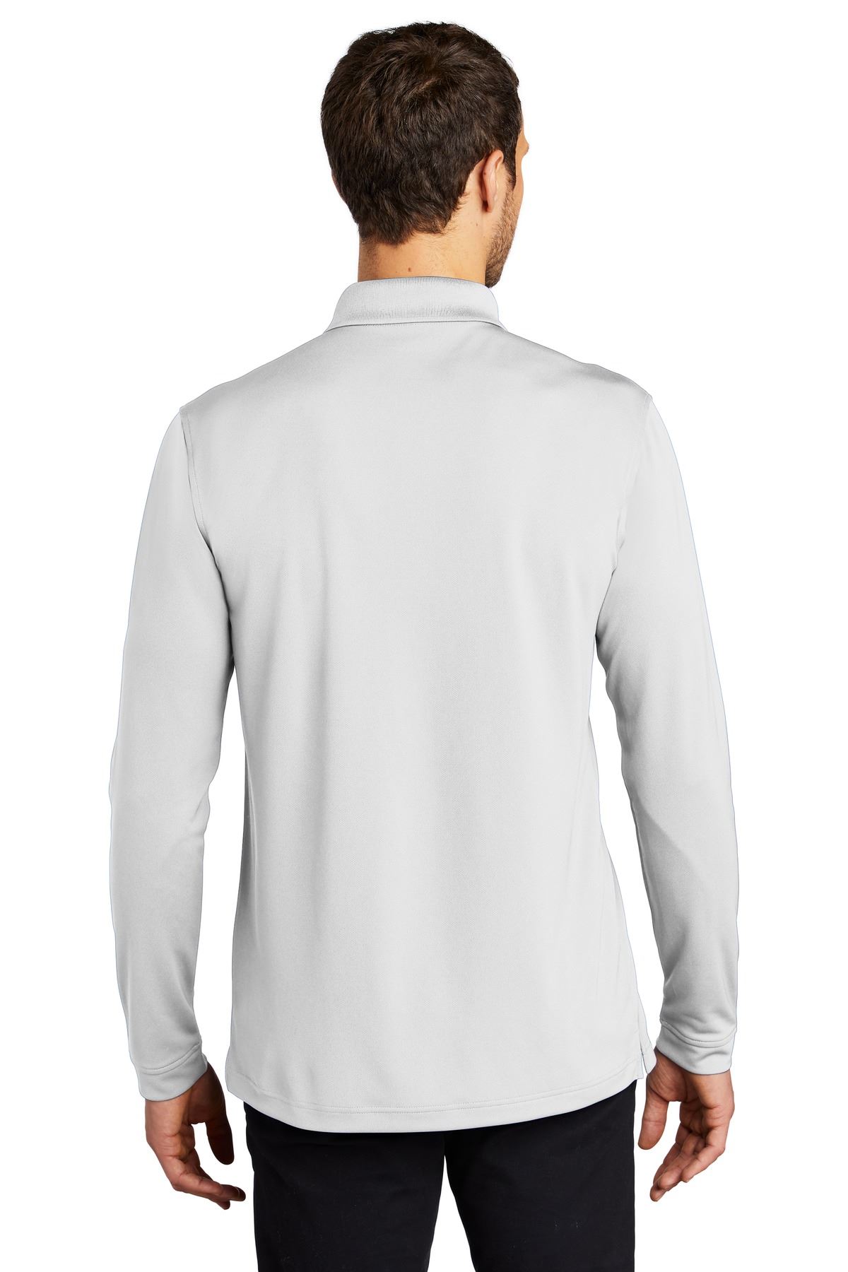 Port Authority Mens Dry Zone UV Micro Mesh Long Sleeve Polo Shirt K110LS - Picture 13 of 13