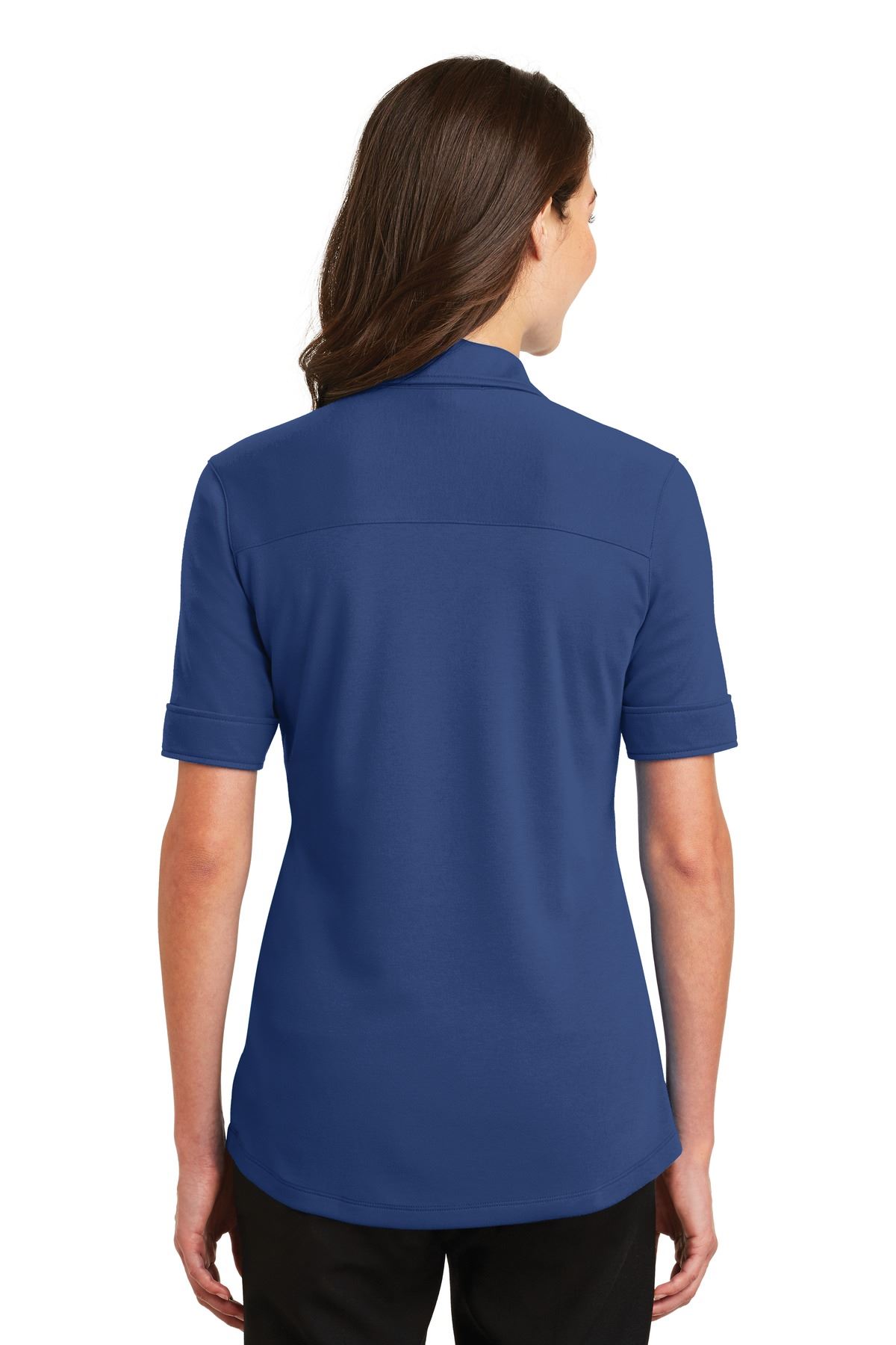 Port Authority Womens Silk Touch Interlock Performance Polo Shirt L5200 - Picture 15 of 21