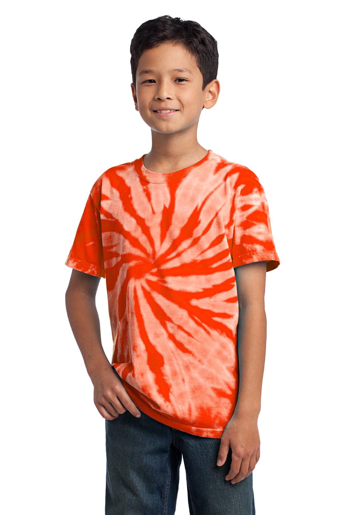 Port & Company Youth Short Sleeve 100% Cotton Tie-Dye T-Shirt PC147Y - Picture 24 of 43