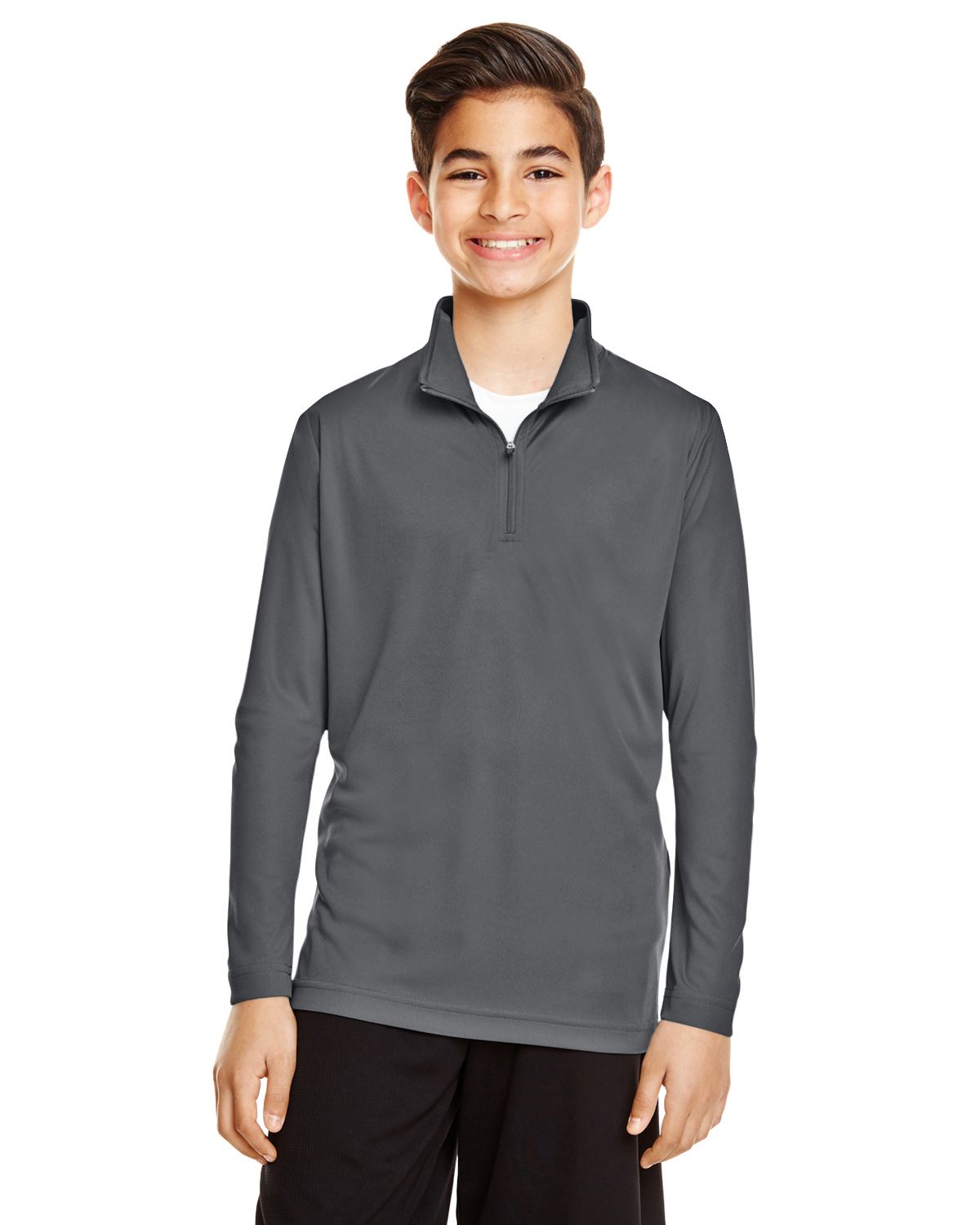 Team 365 Youth Quarter-Zip Zone Performance Jacket TT31Y - Picture 12 of 20
