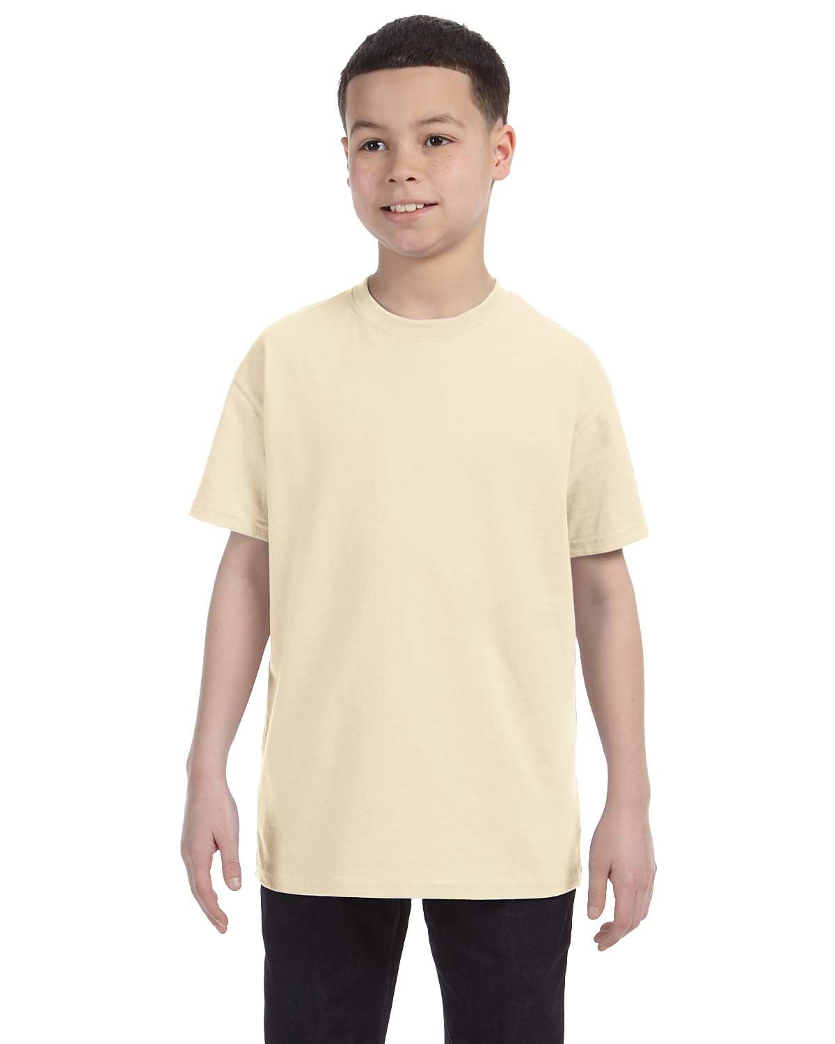 Gildan Youth Short Sleeves Heavy Cotton 5.3 oz XS-XL T-Shirt MG500B - Picture 26 of 31