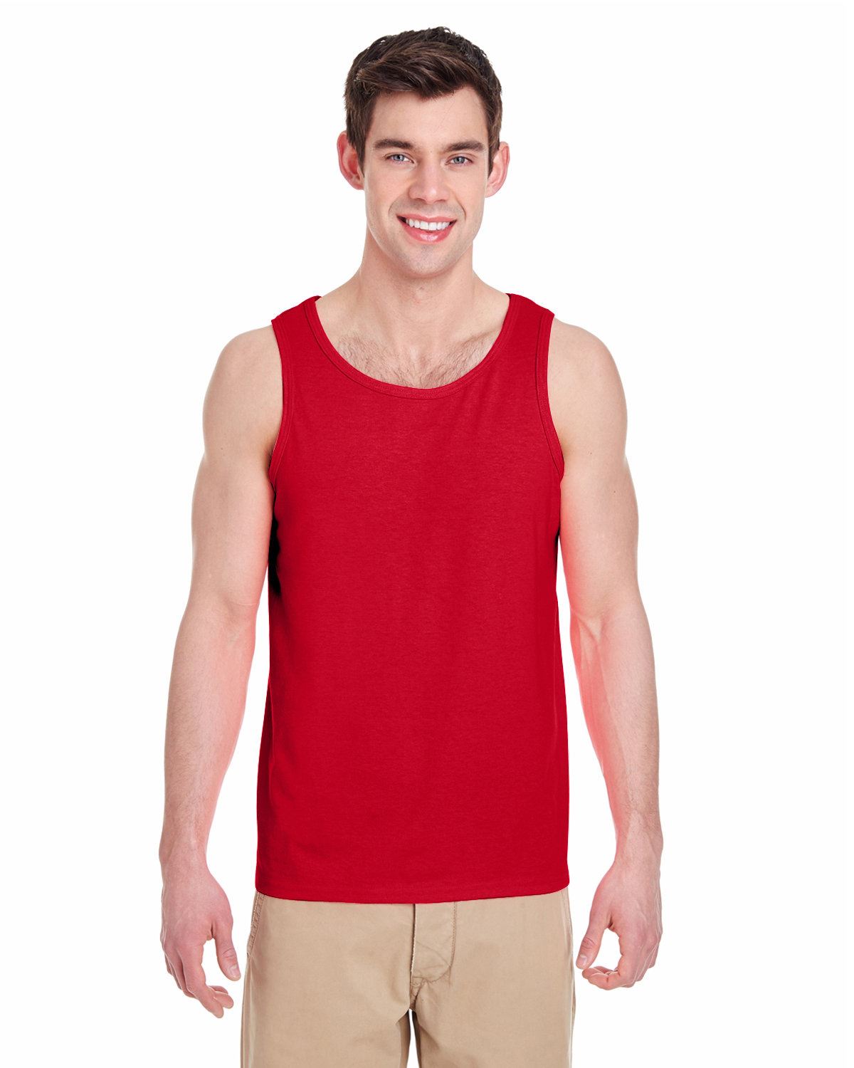 Gildan Adult Heavy Cotton 5.3 oz. Preshrunk Jersey Knit Tank Top G520 XS-3XL - Picture 27 of 47