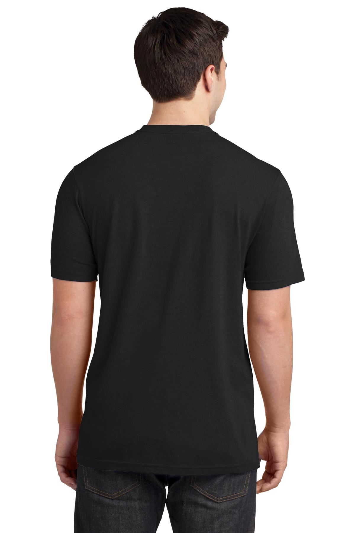 District Mens Cotton Pocket Short Sleeve Very Important T-Shirt M-DT6000P - Picture 4 of 16