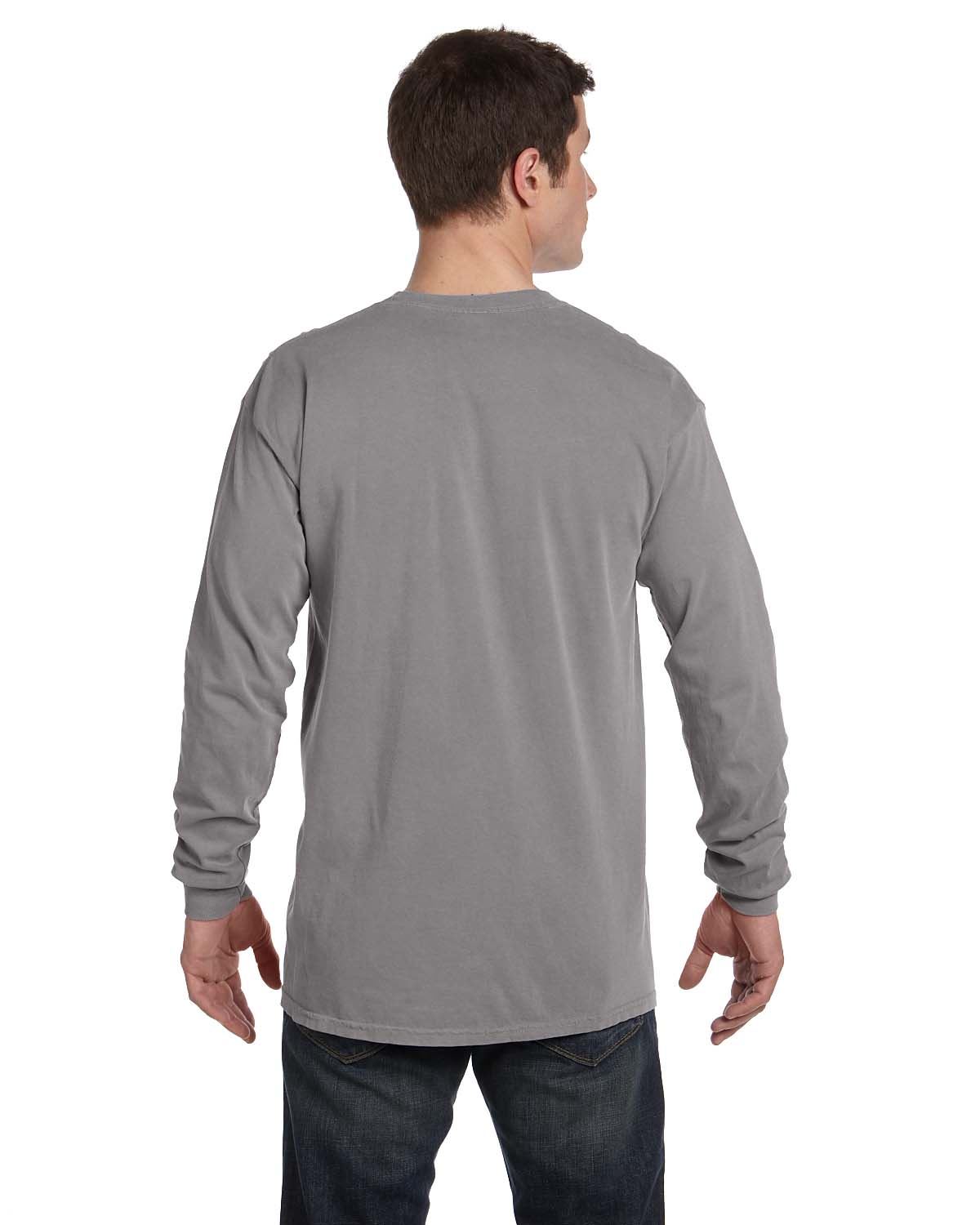 Comfort Colors Mens T-Shirt Long Sleeve Garment Dyed Preshrunk Tee C6014 - Picture 25 of 70