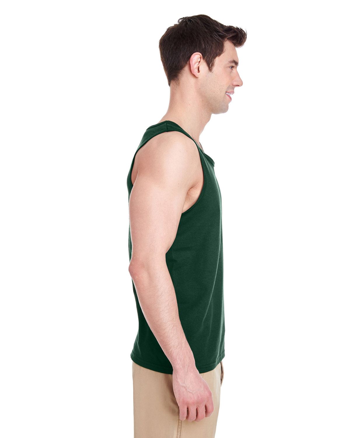 Gildan Adult Heavy Cotton 5.3 oz. Preshrunk Jersey Knit Tank Top G520 XS-3XL - Picture 8 of 47