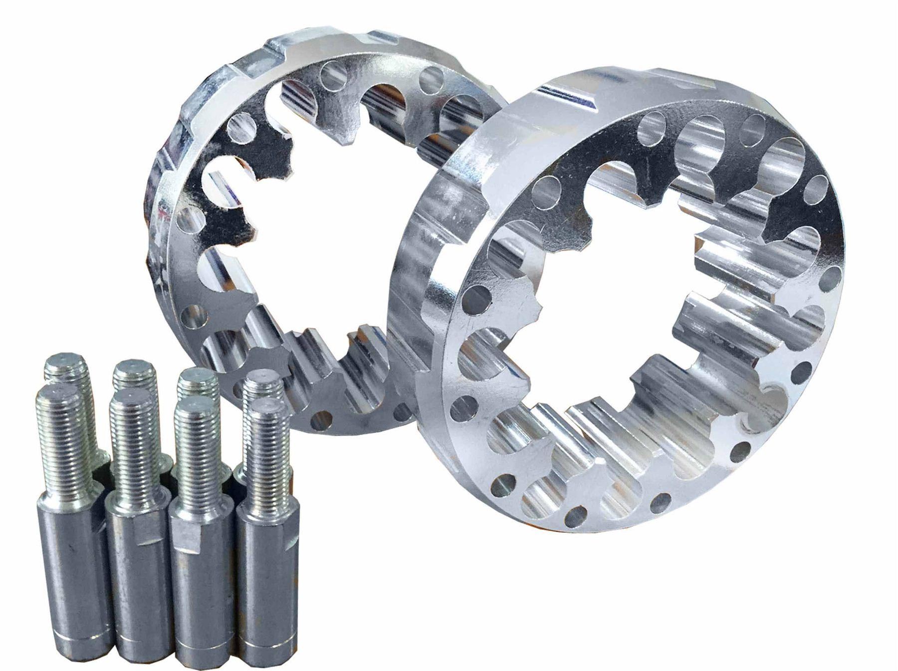 Pair of Rear Quad Wheel Spacers Aluminium Polaris Scrambler 400/500 98