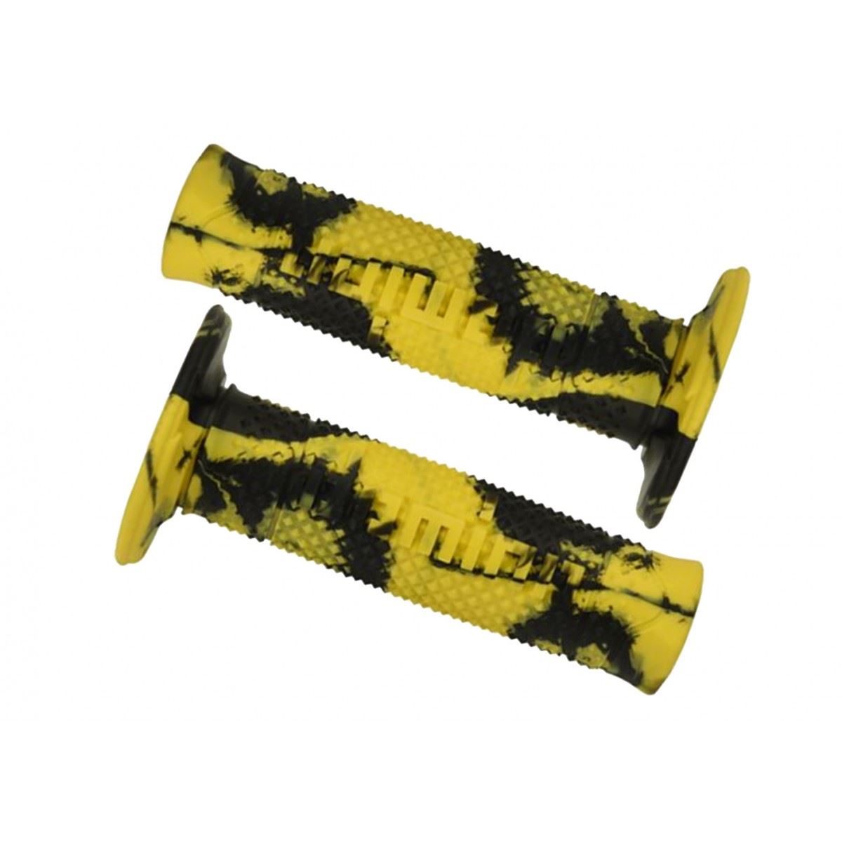 Domino Snake 22mm Yellow/Black Grips 7/8