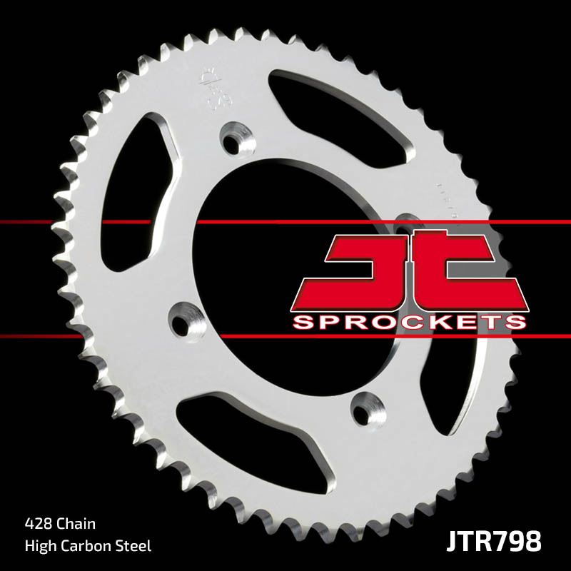 ちーい JT- Rear Drive Motorcycle Sprocket JTR798 52t fits Yamaha YZ85