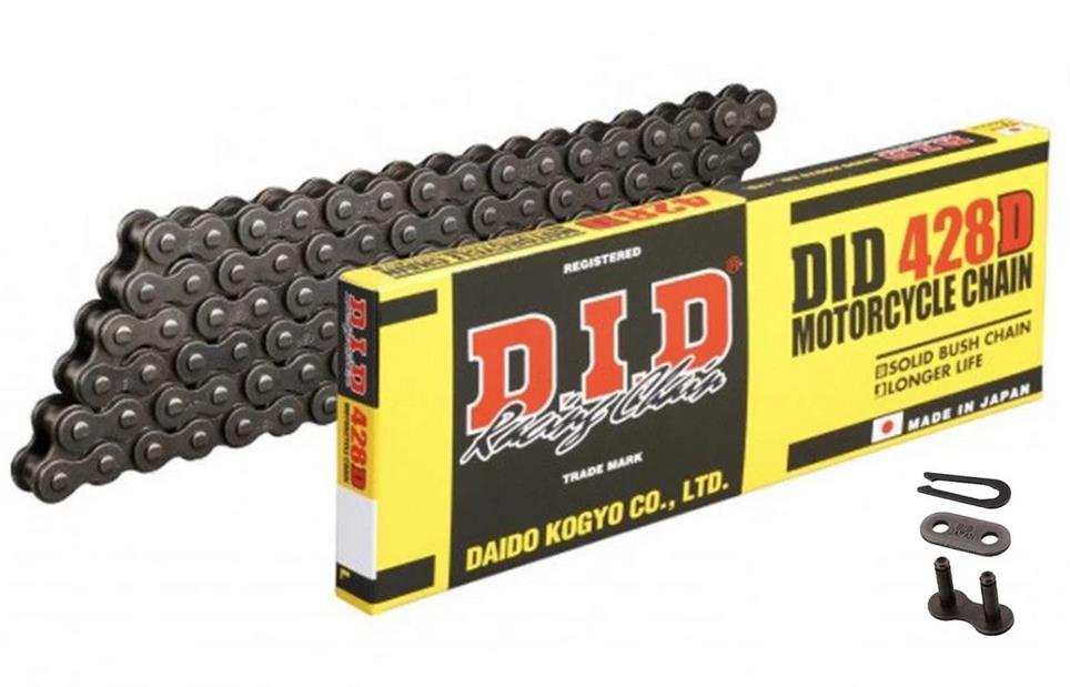 DID STD Motorcycle Chain 428D 128 links fits Honda NX125 Transcity