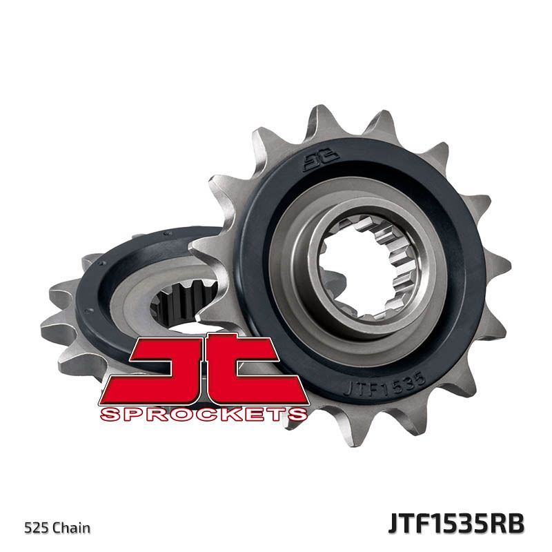 キングダム JT Rubber Cushioned Front Sprocket 15 Teeth fits Kawasaki ZX